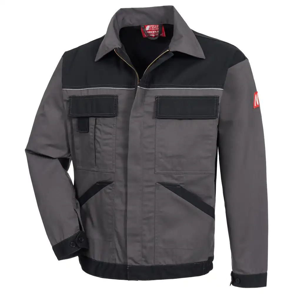 Bundjacke "MOTION TEX LIGHT" in grau/schwarz, 48 - Bild 1
