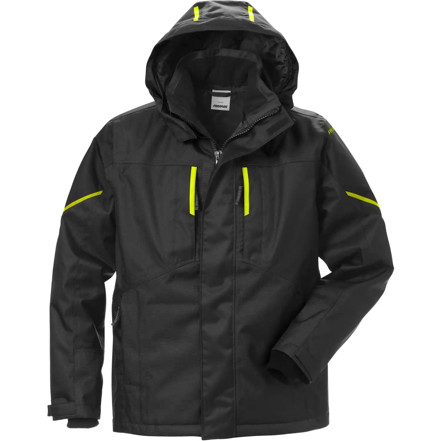 Winterjacke AIRTECH® "4058 GTC" Fusion Skarup in schwarz/gelb, L - Thumbnail 1