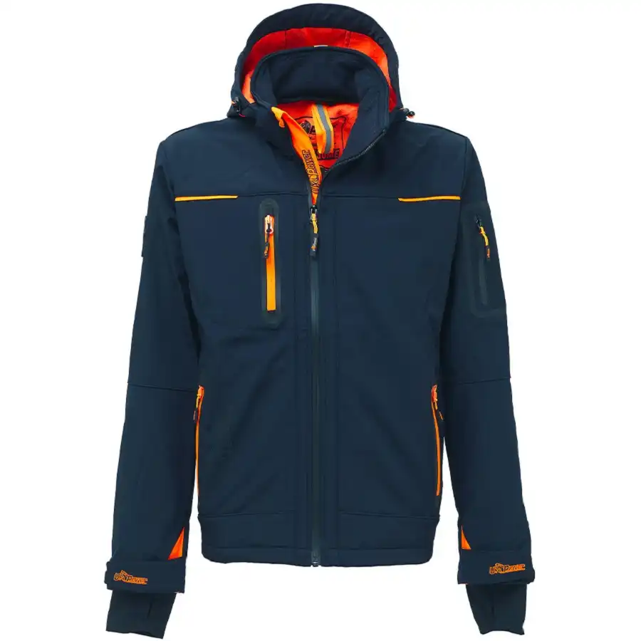 Softshelljacke "SPACE" Performance in deep blue, S - Thumbnail 1