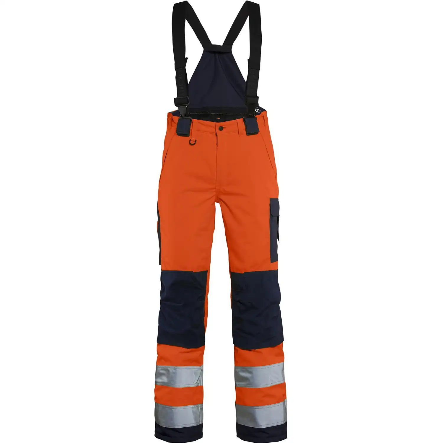 Damen Warnschutz-Winterhose "7885" in orange/marine, C34 - Thumbnail 1