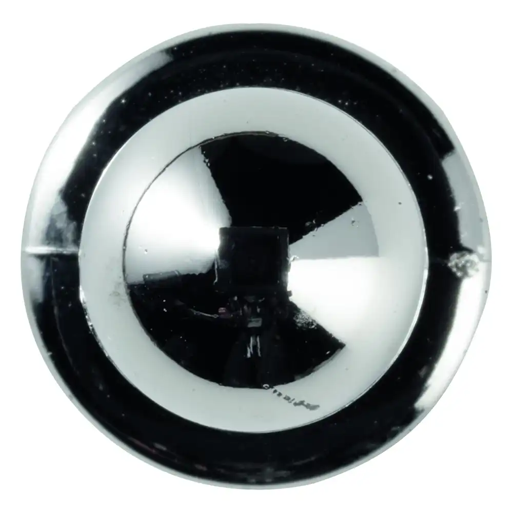 Kugelknöpfe "02/417" Unifarben | 5 x 12 Stk. in silbergrau - Bild 1