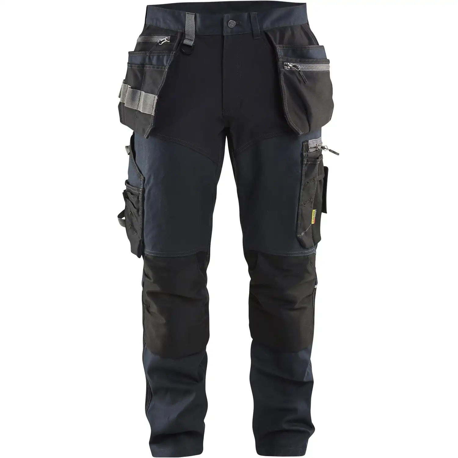 Stretch Handwerkerhose "1599" in Dunkelmarine/Schwarz, C146 - Thumbnail 1