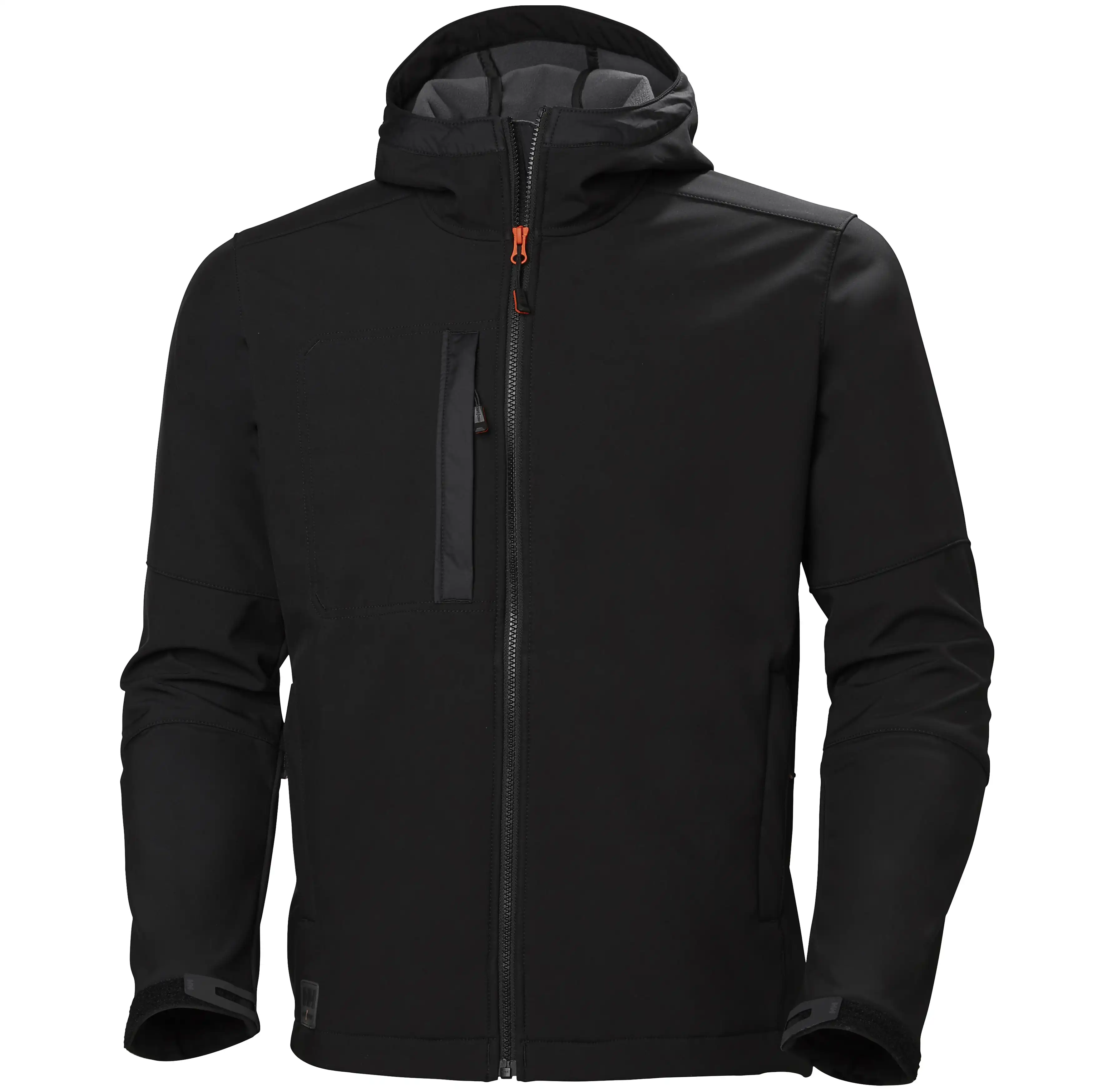 Softshelljacke mit Kapuze "KENSINGTON" in schwarz, XXL - Thumbnail 1