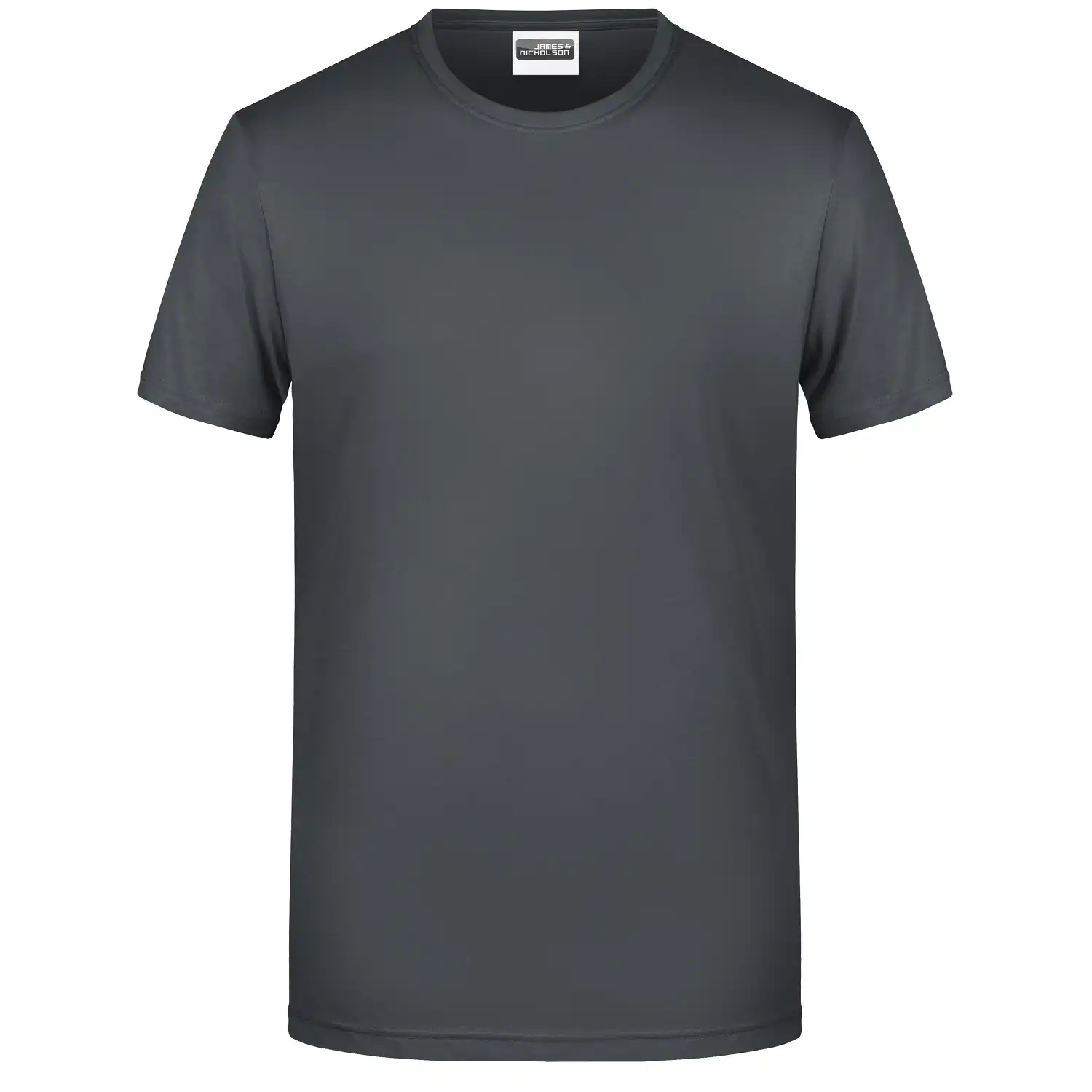 Basic T-Shirt "8008" in graphite, 3XL - Bild 1
