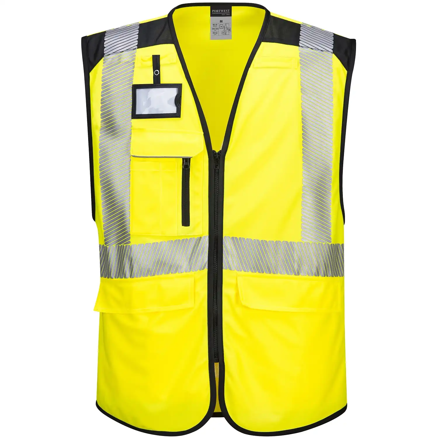 Warnweste Executive "PW309" PW3 in gelb/schwarz, XXL - Thumbnail 1