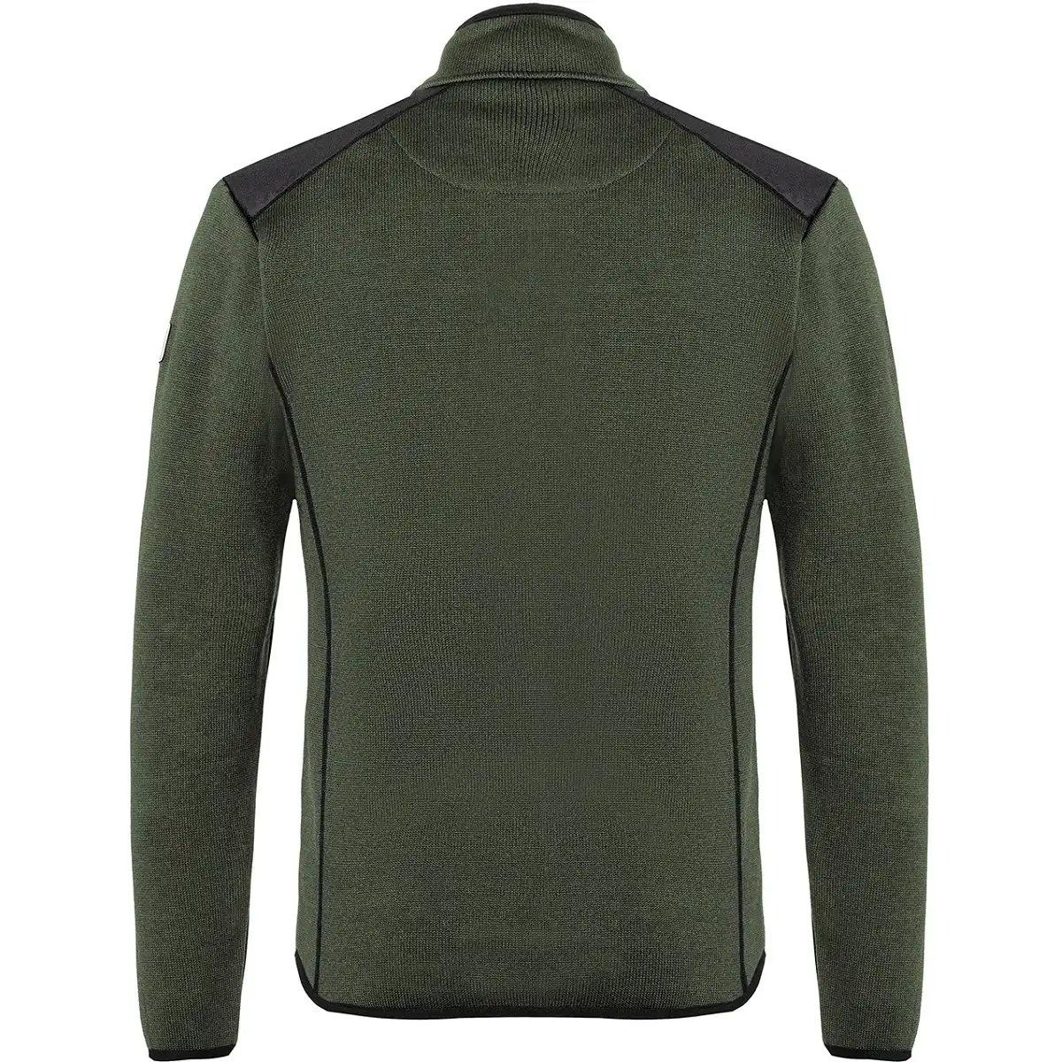 Strickjacke "1443 6339" Weather in oliv/schwarz, L - Thumbnail 2