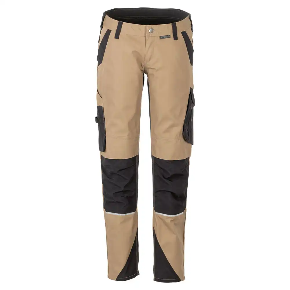 Damen Stretch-Bundhose "NORIT" in sand/schwarz, 34 - Bild 1