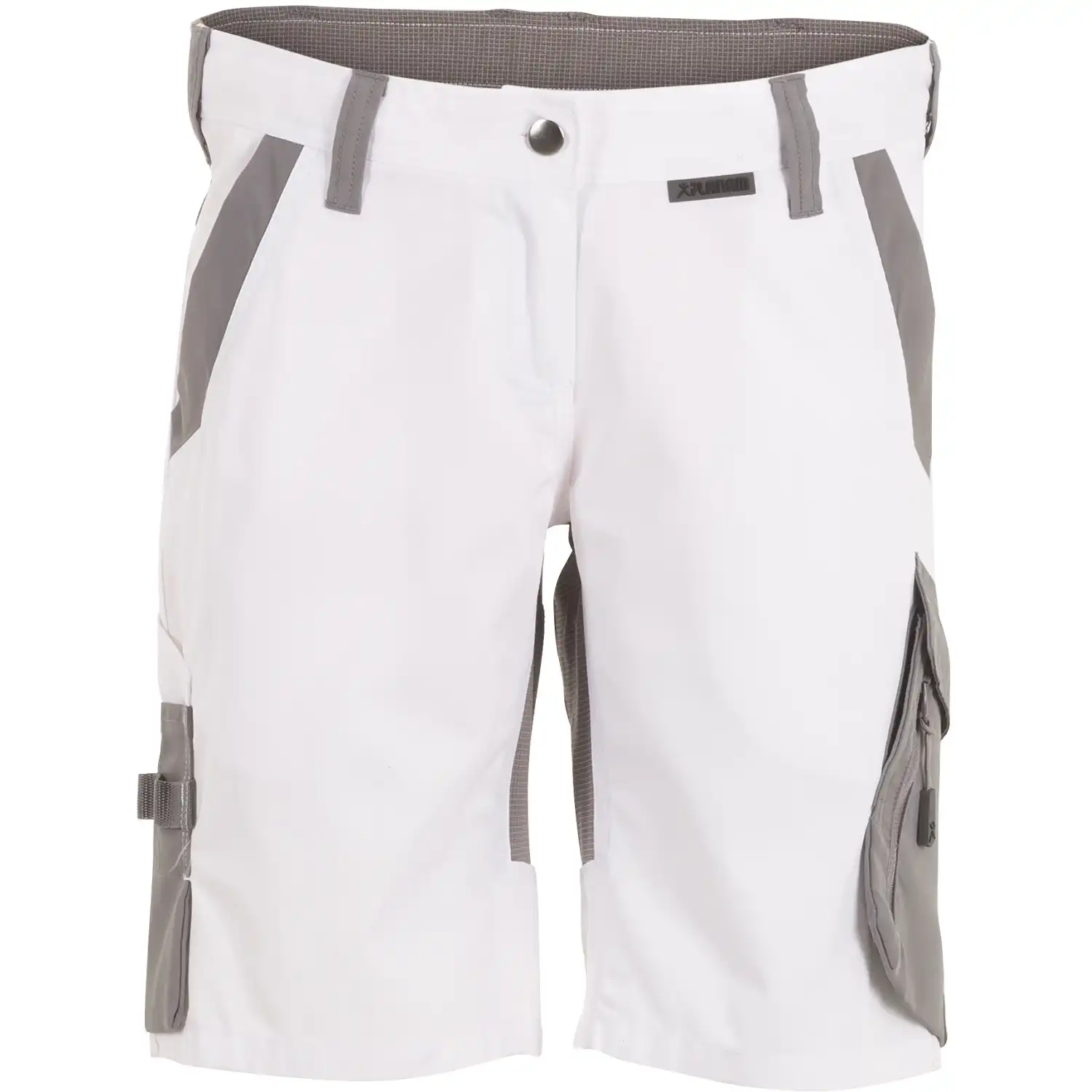 Damen Stretch-Shorts "Norit" in weiß/zink, M - Thumbnail 1