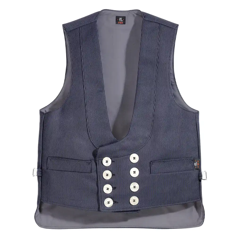 Zunftweste Zwirn-Doppel-Pilot "JAN" Hamburger Streifen in 54 - Thumbnail 1