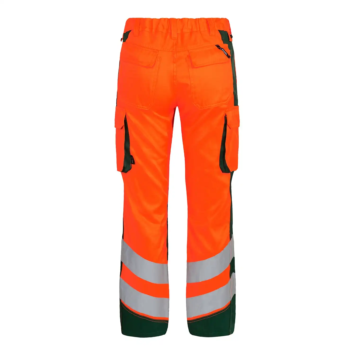 Damen Warnschutz Bundhose "2543-319" Safety Kl. 2 in orange/grün, 48 - Thumbnail 2