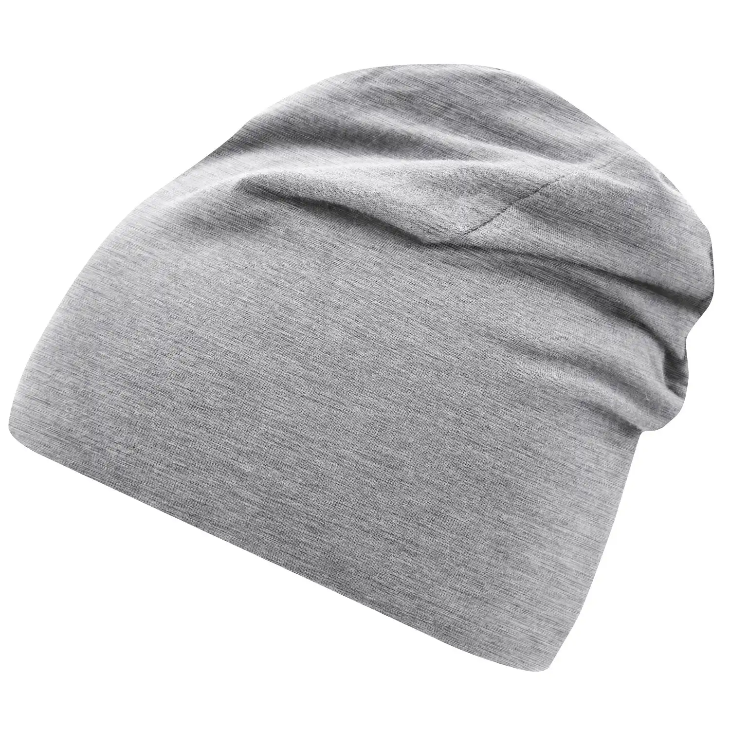 Jersey Beanie "MB7100" in hellgrau - Thumbnail 1