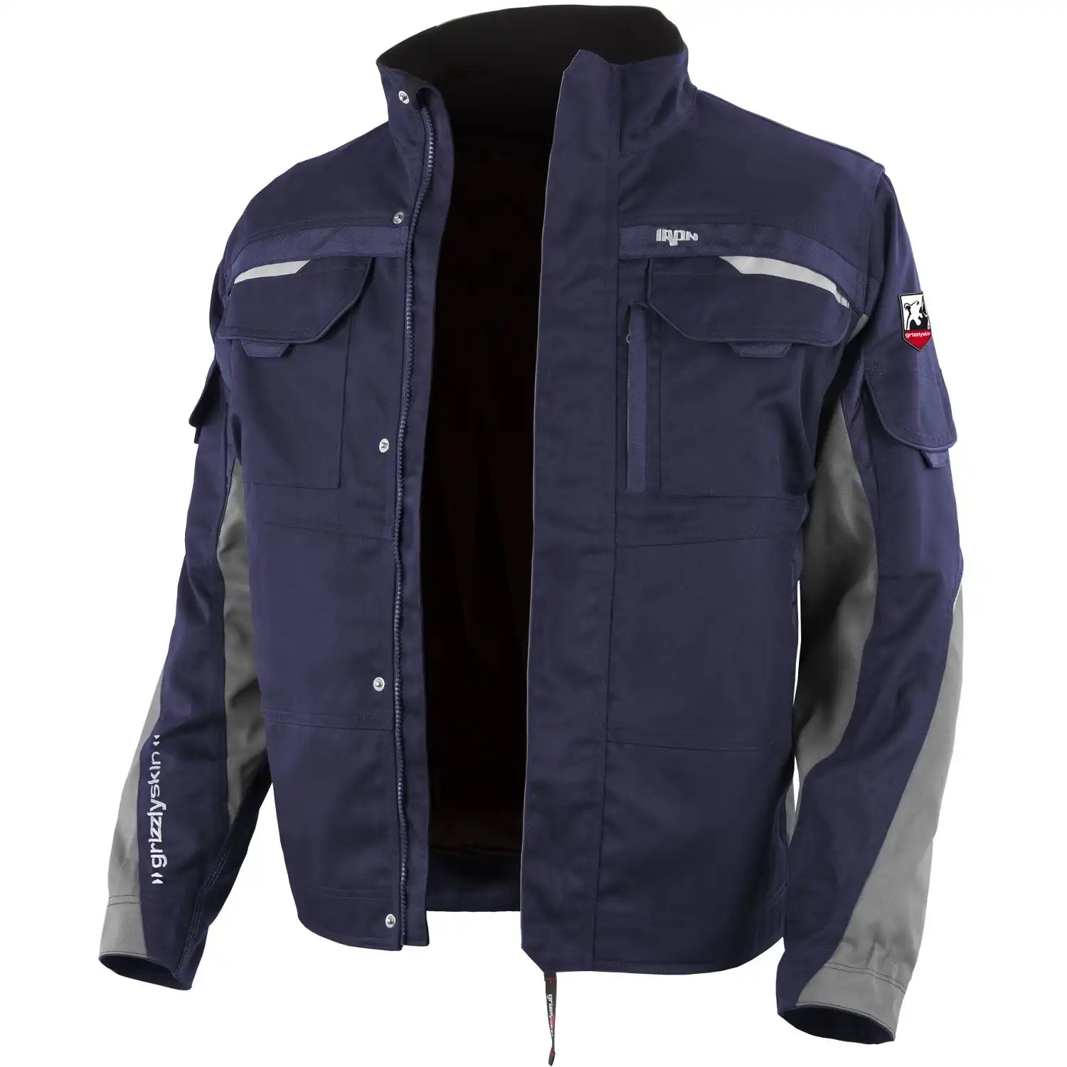 Bundjacke "IRON" in marine/grau, S - Thumbnail 1