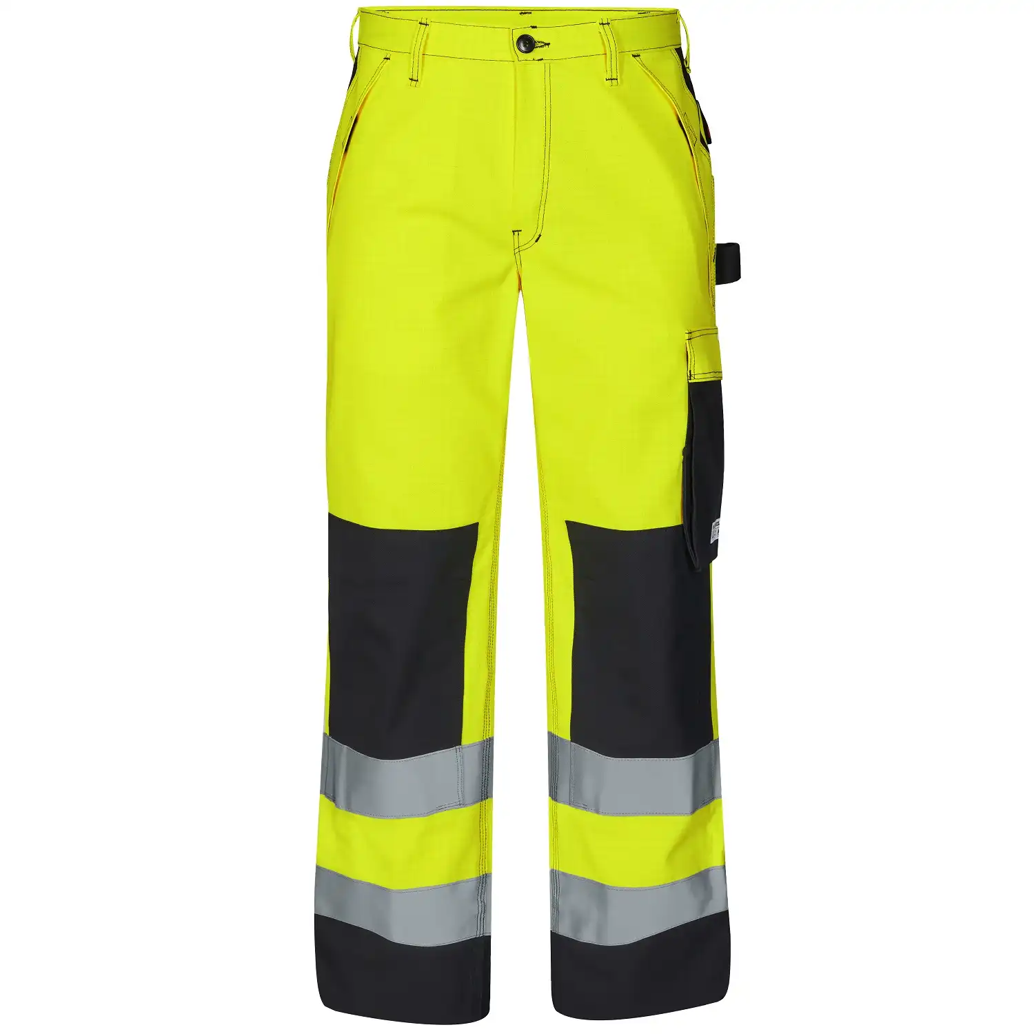 Multinorm Bundhose "2235-825" Safety+ Kl. 2 gelb/schwarz in 60 - Thumbnail 1
