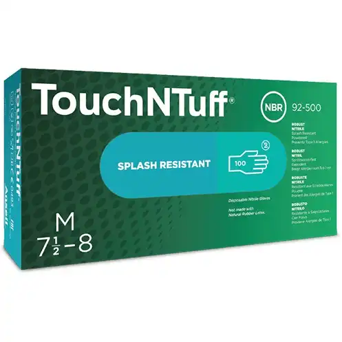 Nitril Einweghandschuhe 92-500 | 100 Stk EN34-1, EN374-5 Virus, EN420, Kat.3 in L - Thumbnail 2