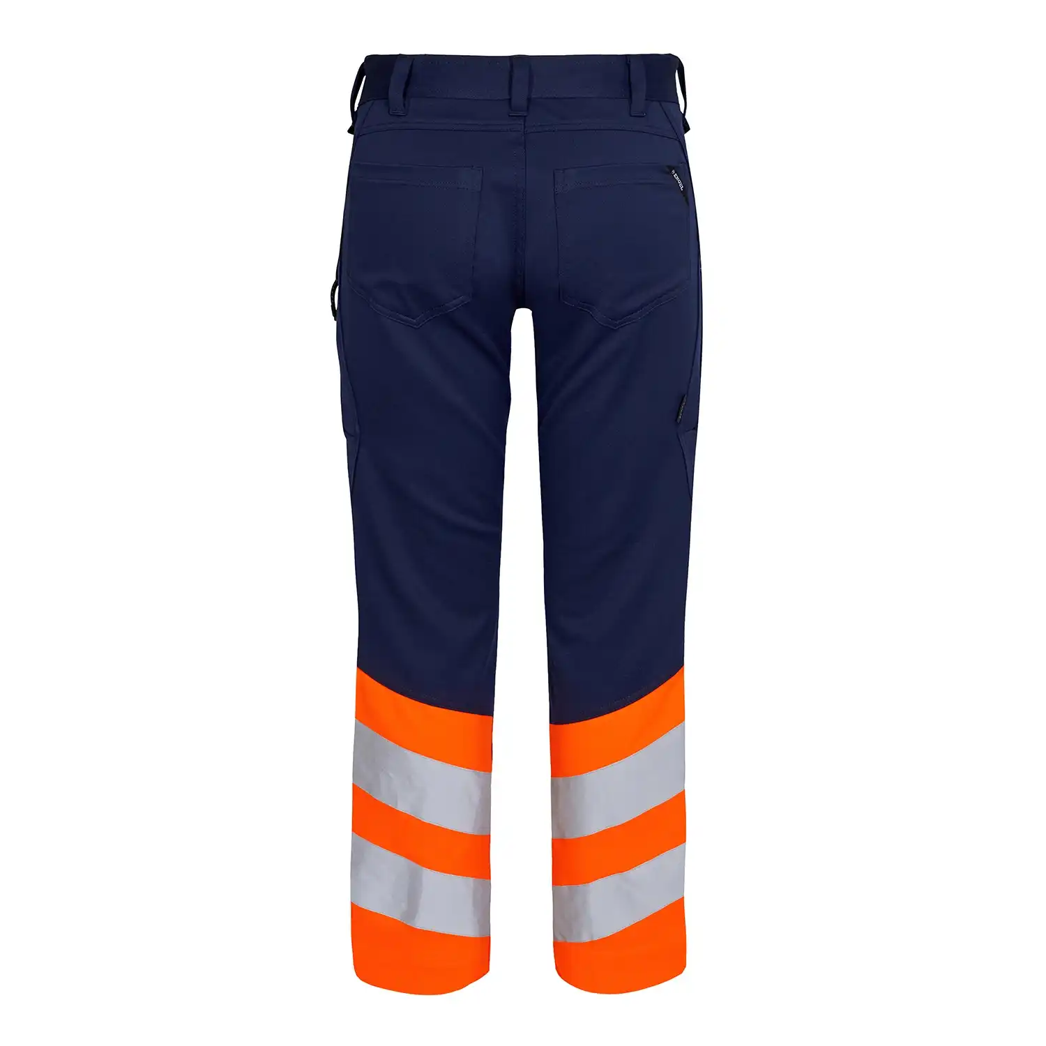 Warnschutz Stretch Bundhose "2546-314" Safety Kl. 1 in marine/orange, 56 - Thumbnail 2