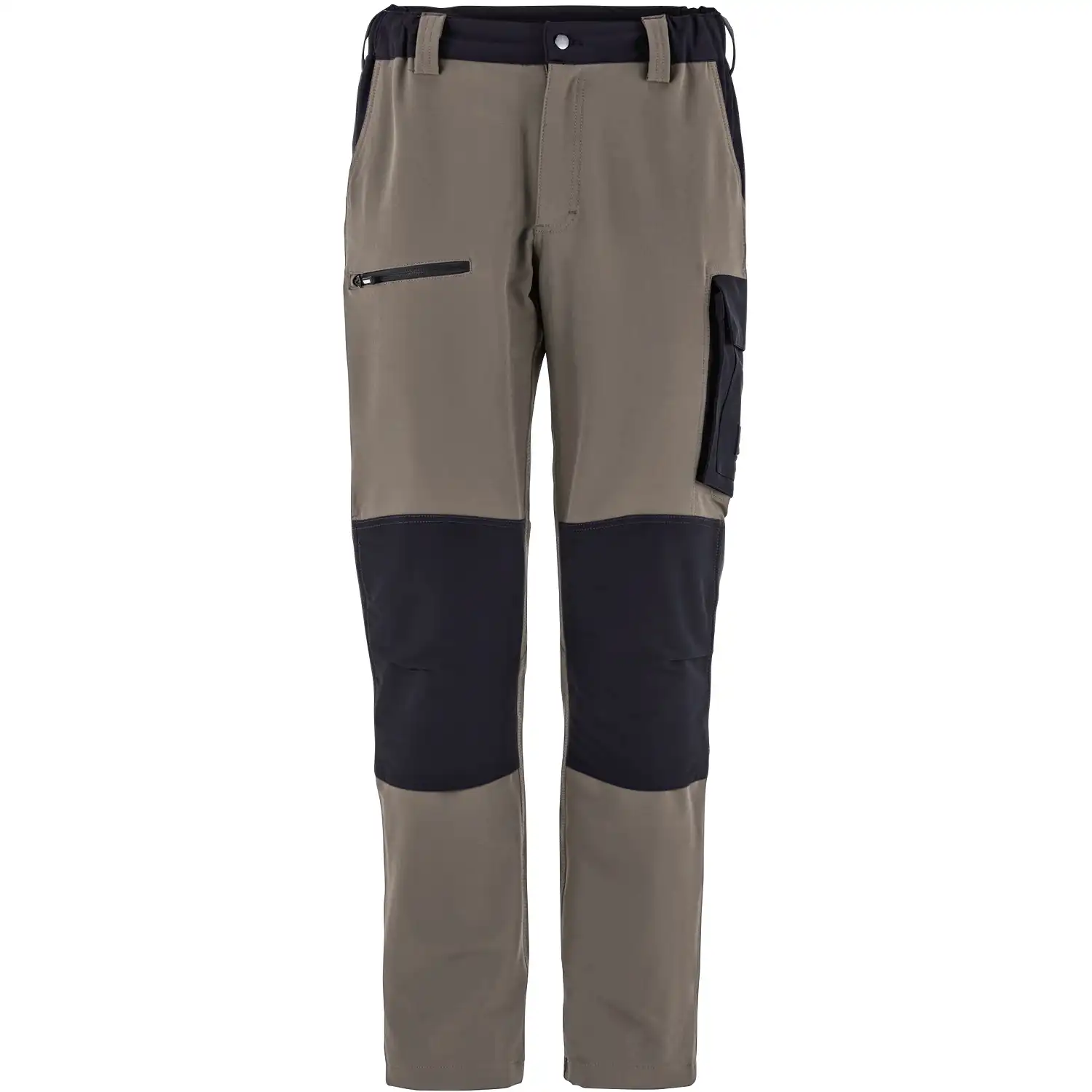 Stretch Bundhose "XFIT LIGHT" Essential in schlamm/schwarz, 102 - Thumbnail 1