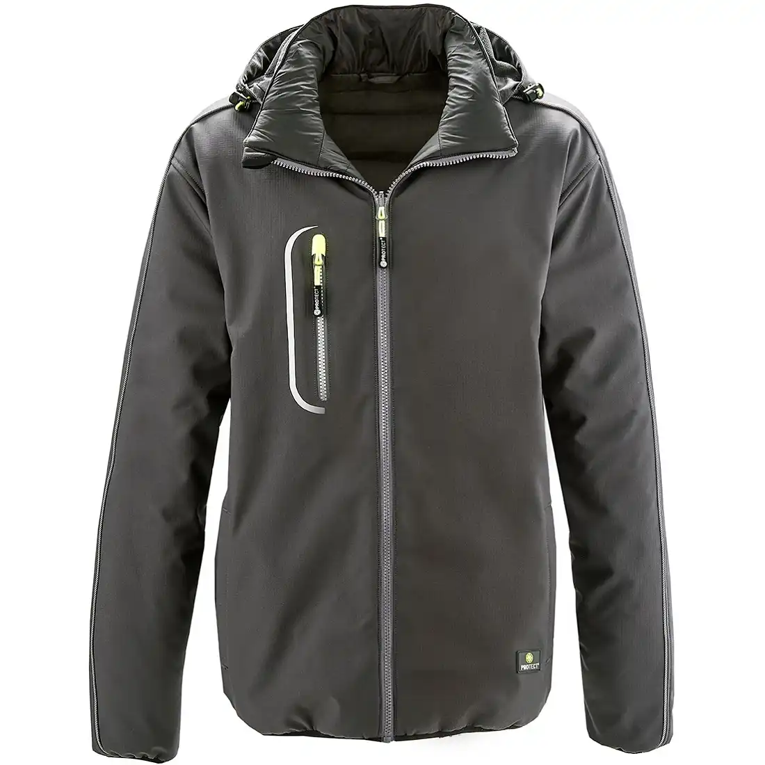 Winter Softshelljacke "KNOXVILLE" in grau, L - Thumbnail 1