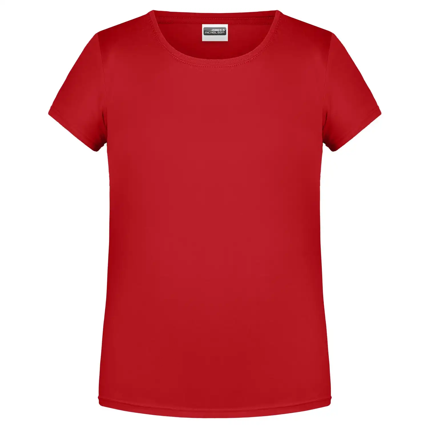 Mädchen Basic T-Shirt "8007G" in red, L - Bild 1