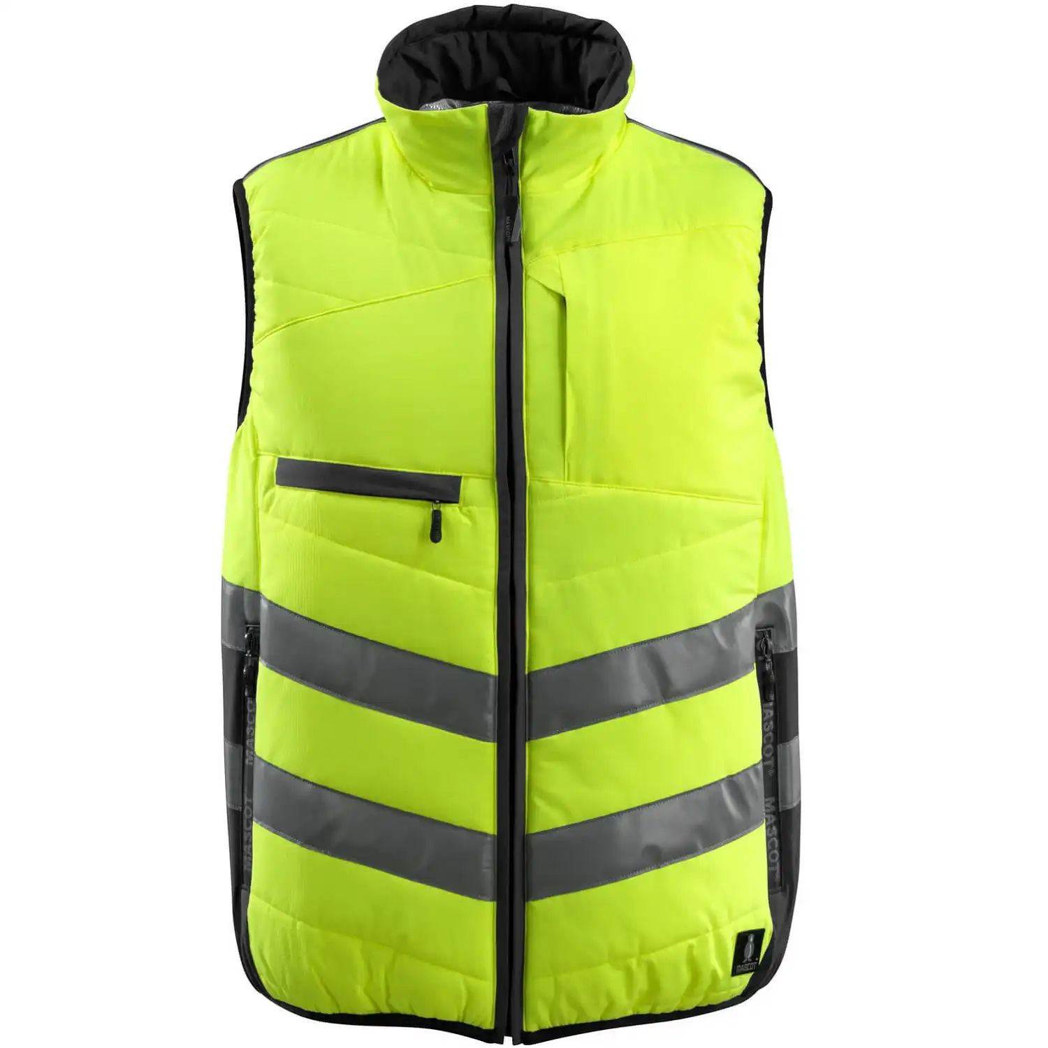 Warnschutz Thermoweste "GRIMSBY" Safe Supreme in gelb/schwarz, XXL - Thumbnail 1