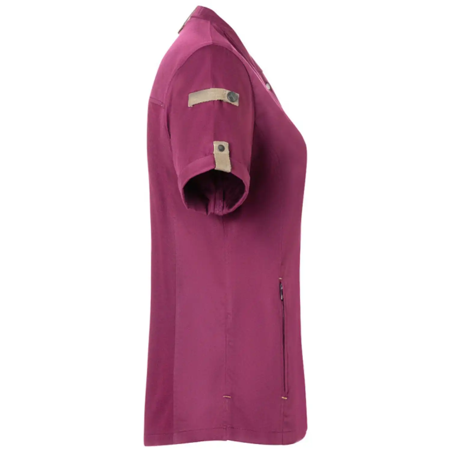 Damen Kochjacke "JF 27" in fuchsia, 48 - Thumbnail 3