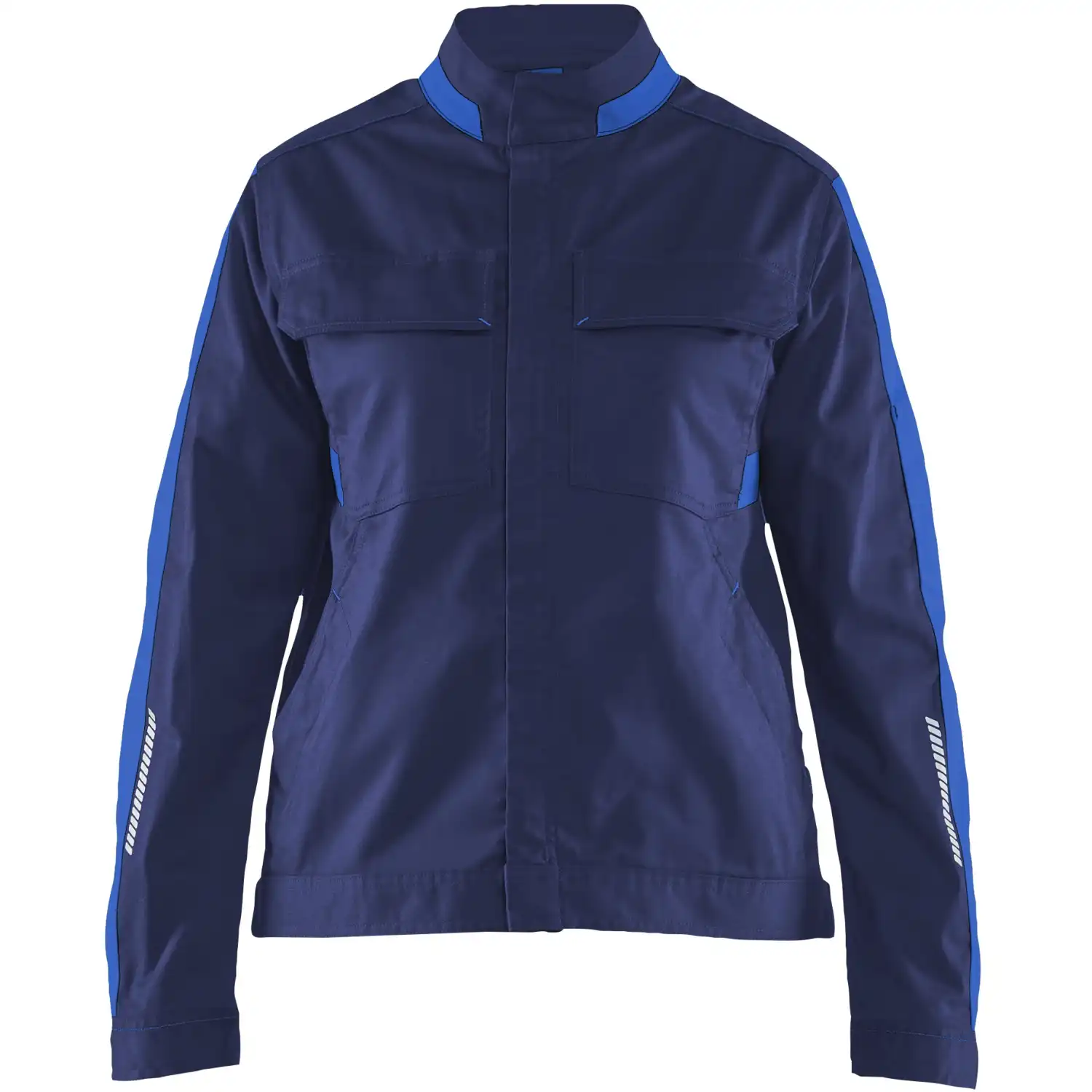 Damen Stretch Bundjacke "4443" Industrie in marine/kornblau, L - Thumbnail 1