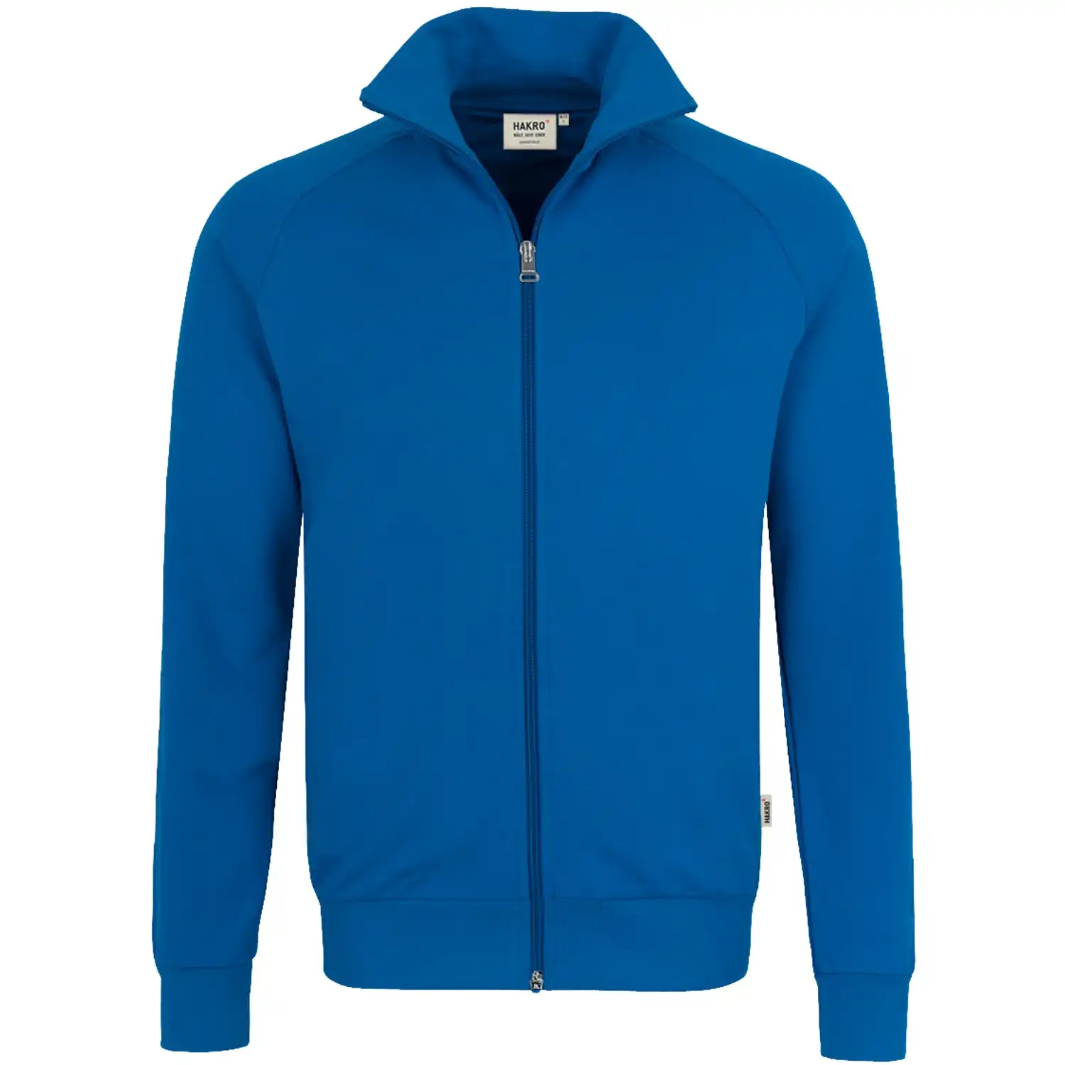 Sweatjacke "COLLEGE" 606 mit Reißverschluss in royal, 5XL - Bild 1