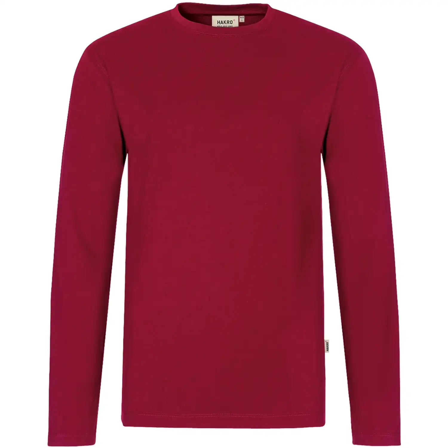 Longsleeve-Shirt "Performance" 279 in weinrot, L - Thumbnail 1