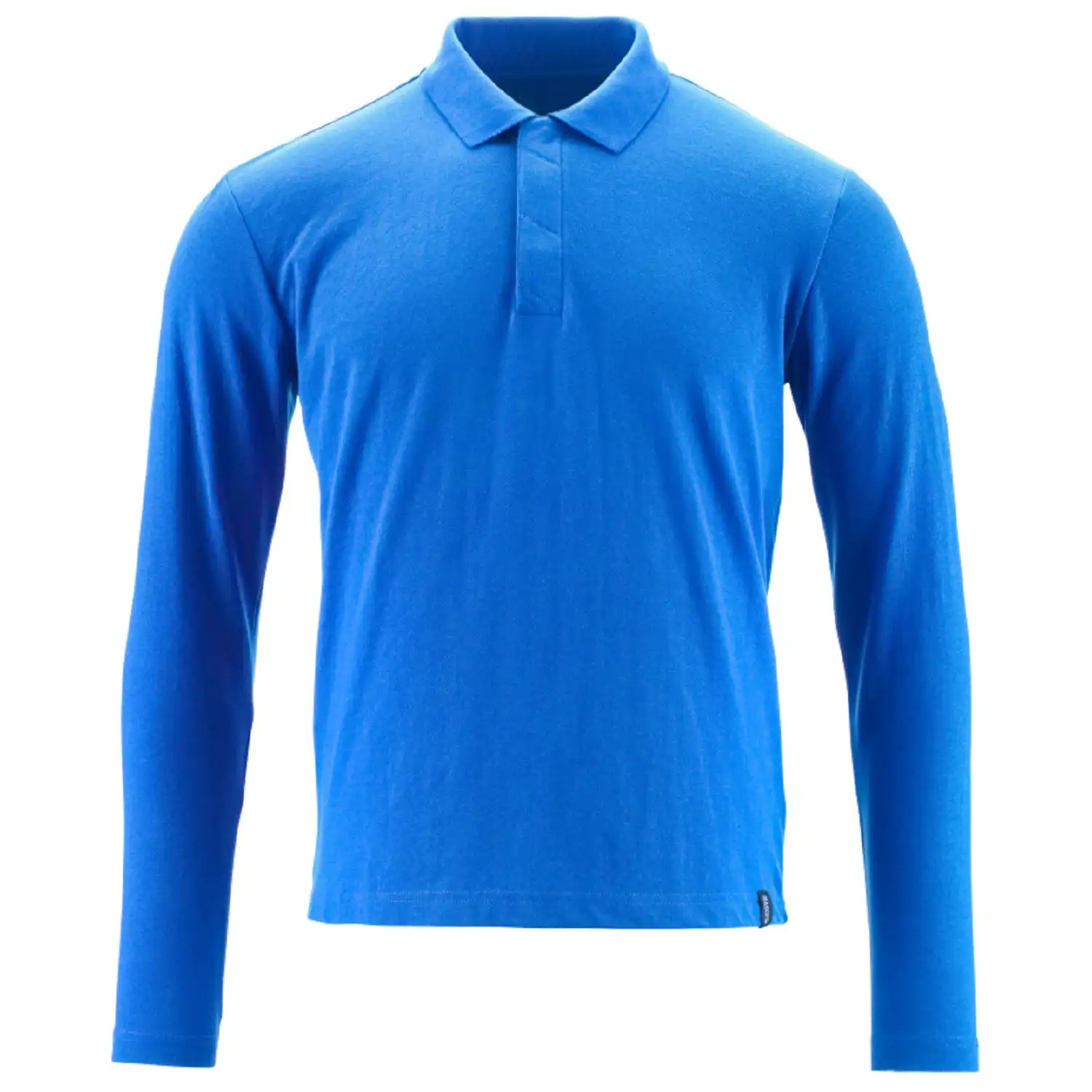 Polo Langarm-Shirt "20483" Crossover in azurblau, XXL - Bild 1