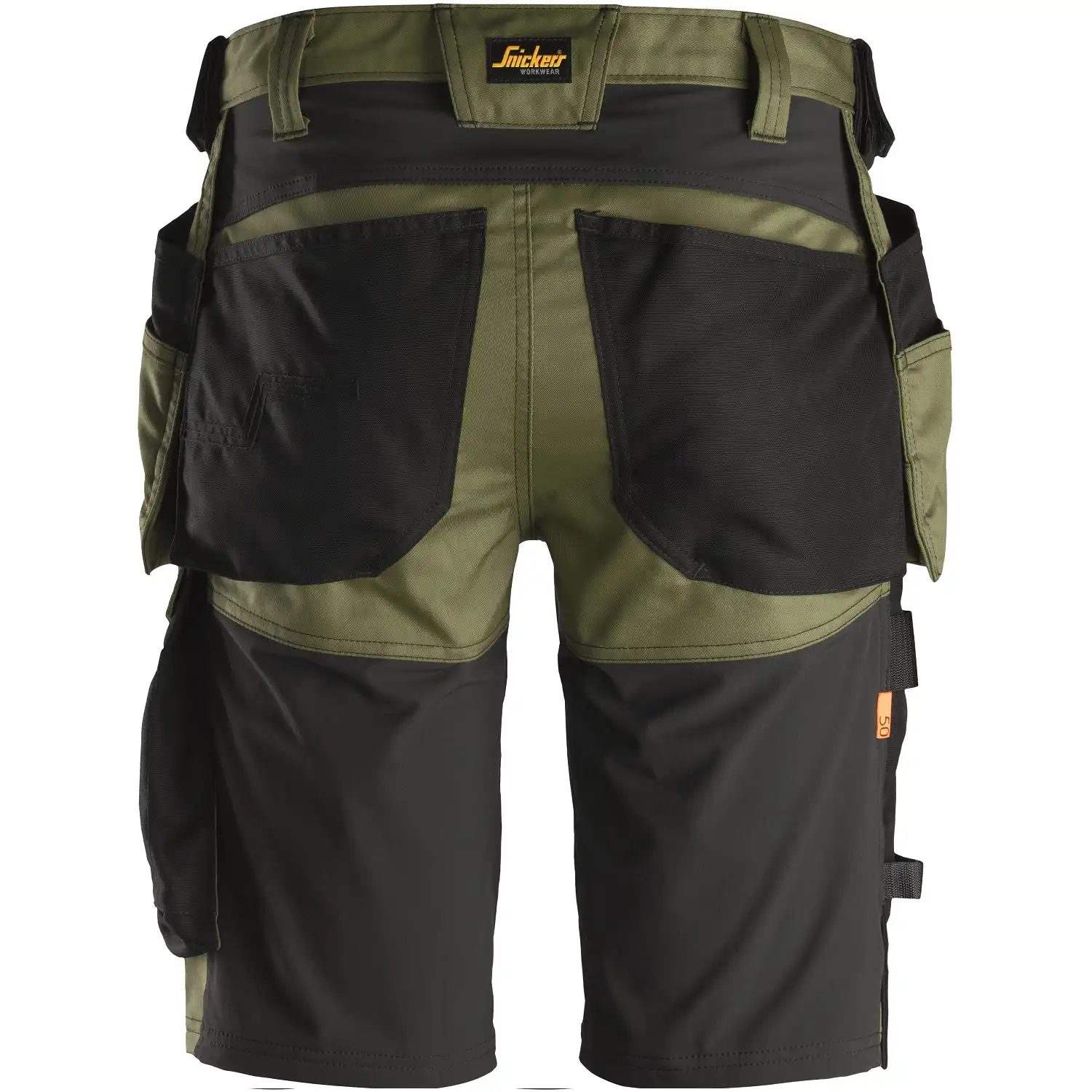 Handwerker Shorts "6141" AllroundWork in khakigrün/schwarz, 44 - Thumbnail 2