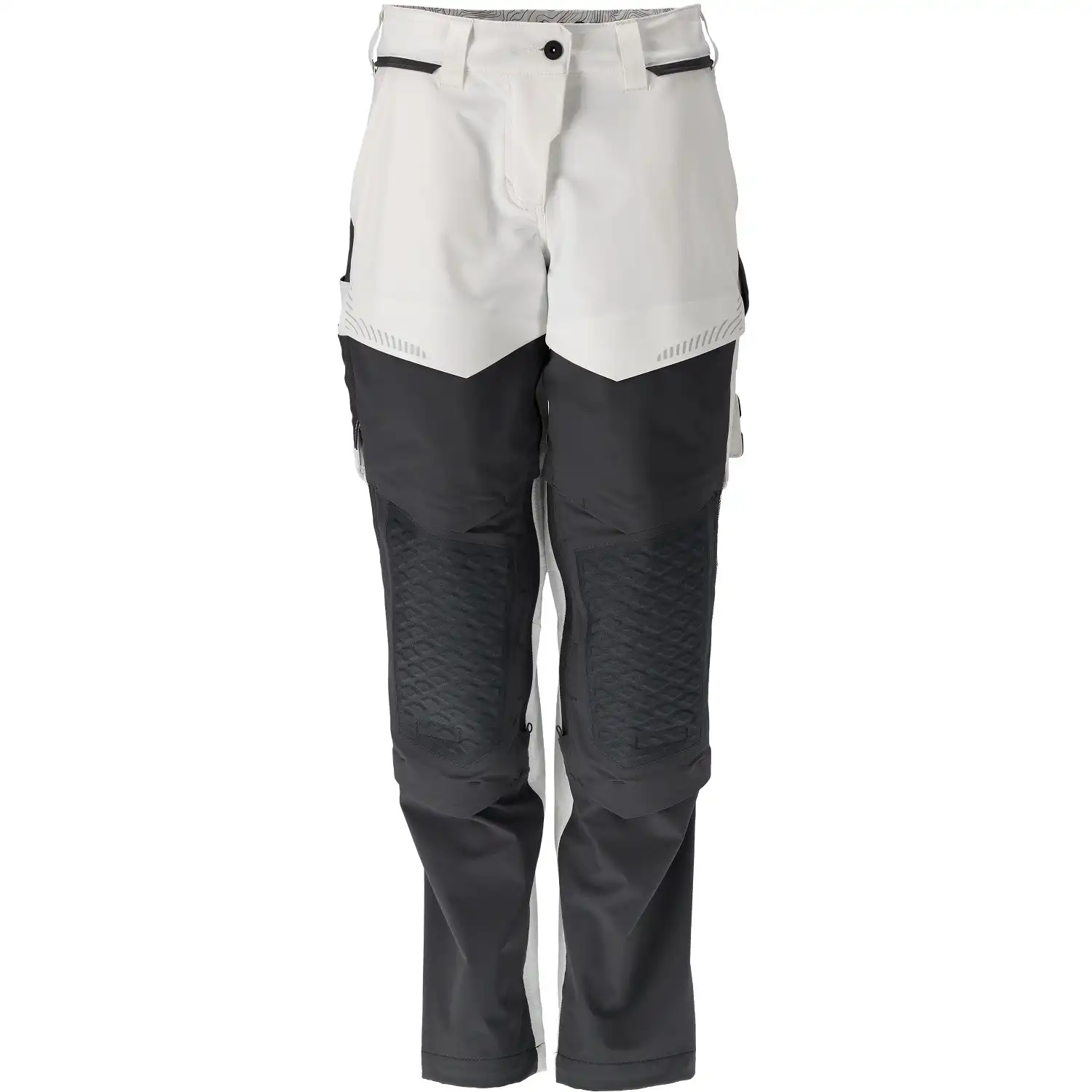 Damen Bundhose "22078-605" Customized in weiß/anthrazit, 82C38 (EU 38) - Thumbnail 1