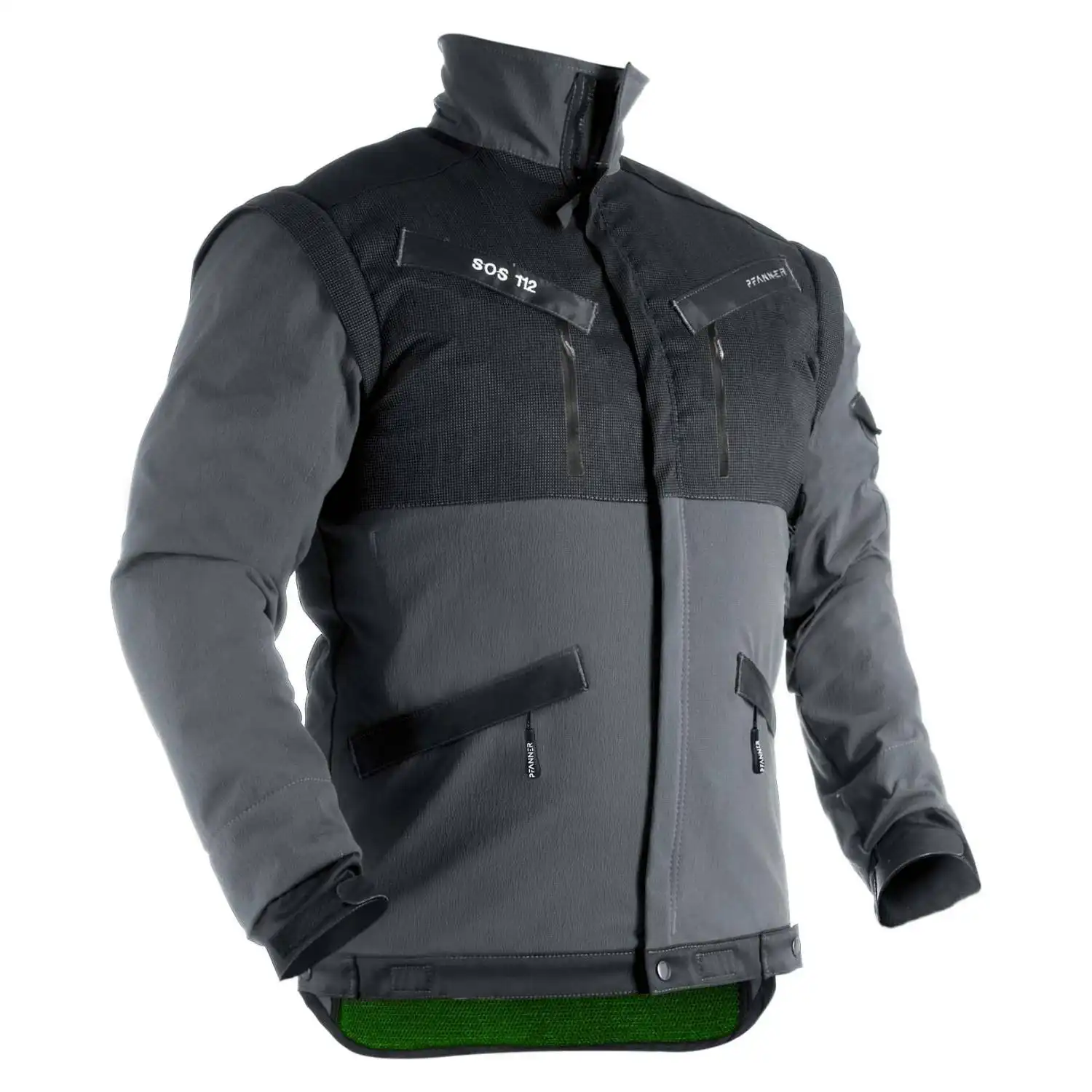 Forstjacke "CORDURA" 2-in-1 in grau, L - Thumbnail 1