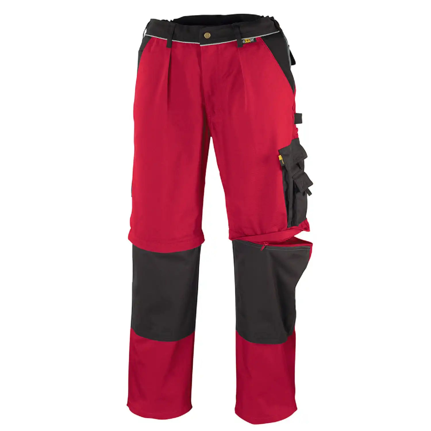 Bundhose 2in1 320g/m² "CANVAS" Cordura in 52, Rot - Thumbnail 1