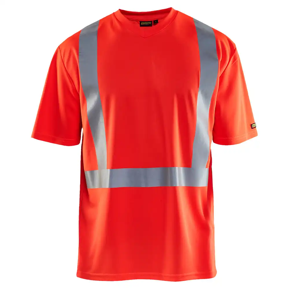 Warnschutz T-Shirt "3382" in hellrot, 5XL - Thumbnail 1