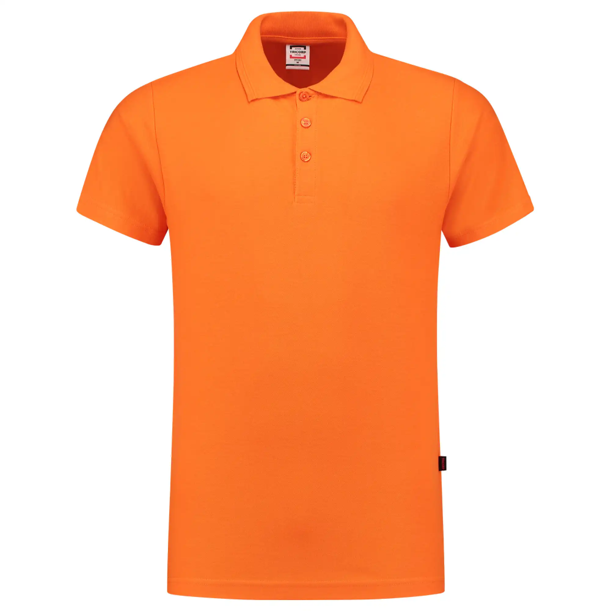 Polo-Shirt Fittet "201005" Casual in Orange, L - Thumbnail 1