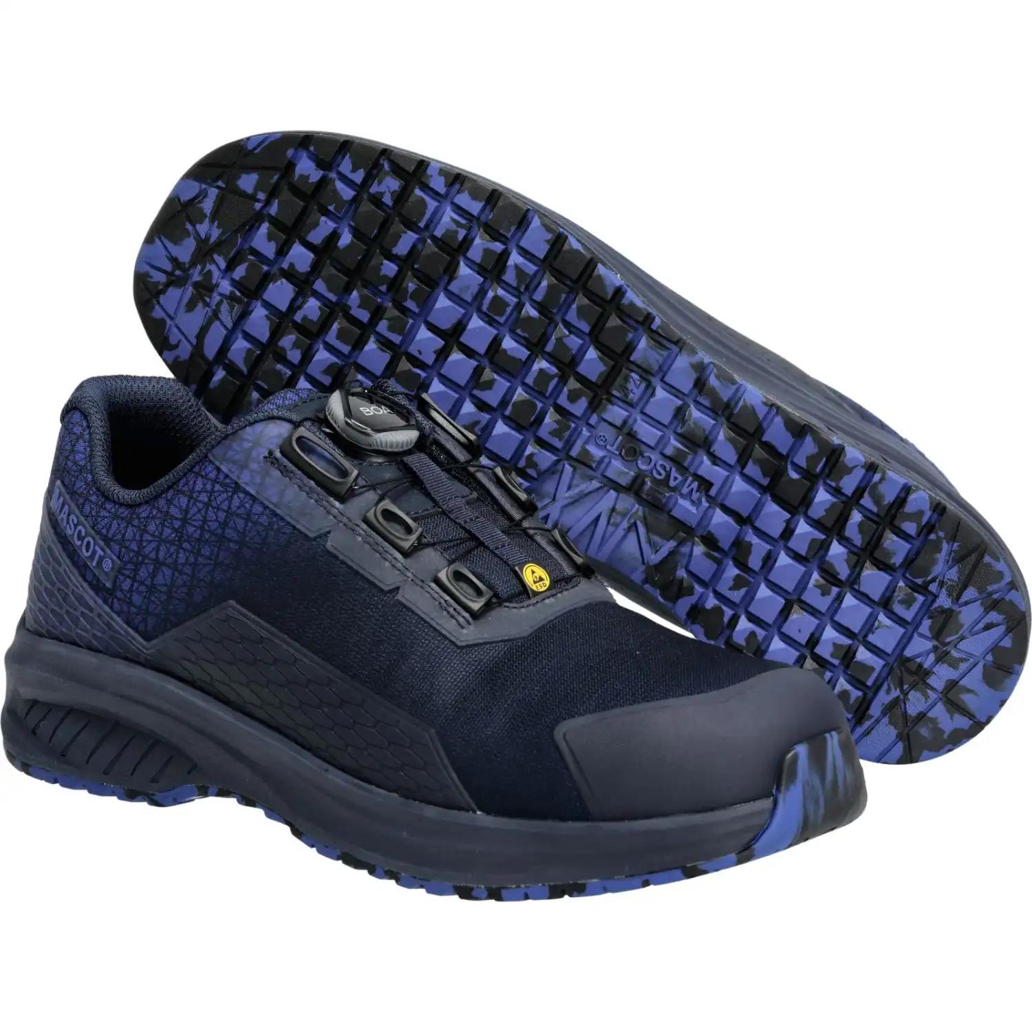Sicherheitshalbschuhe S3S "ACCELERATE BOA® Fit System" schwarzblau/azurblau in 43 - Thumbnail 5