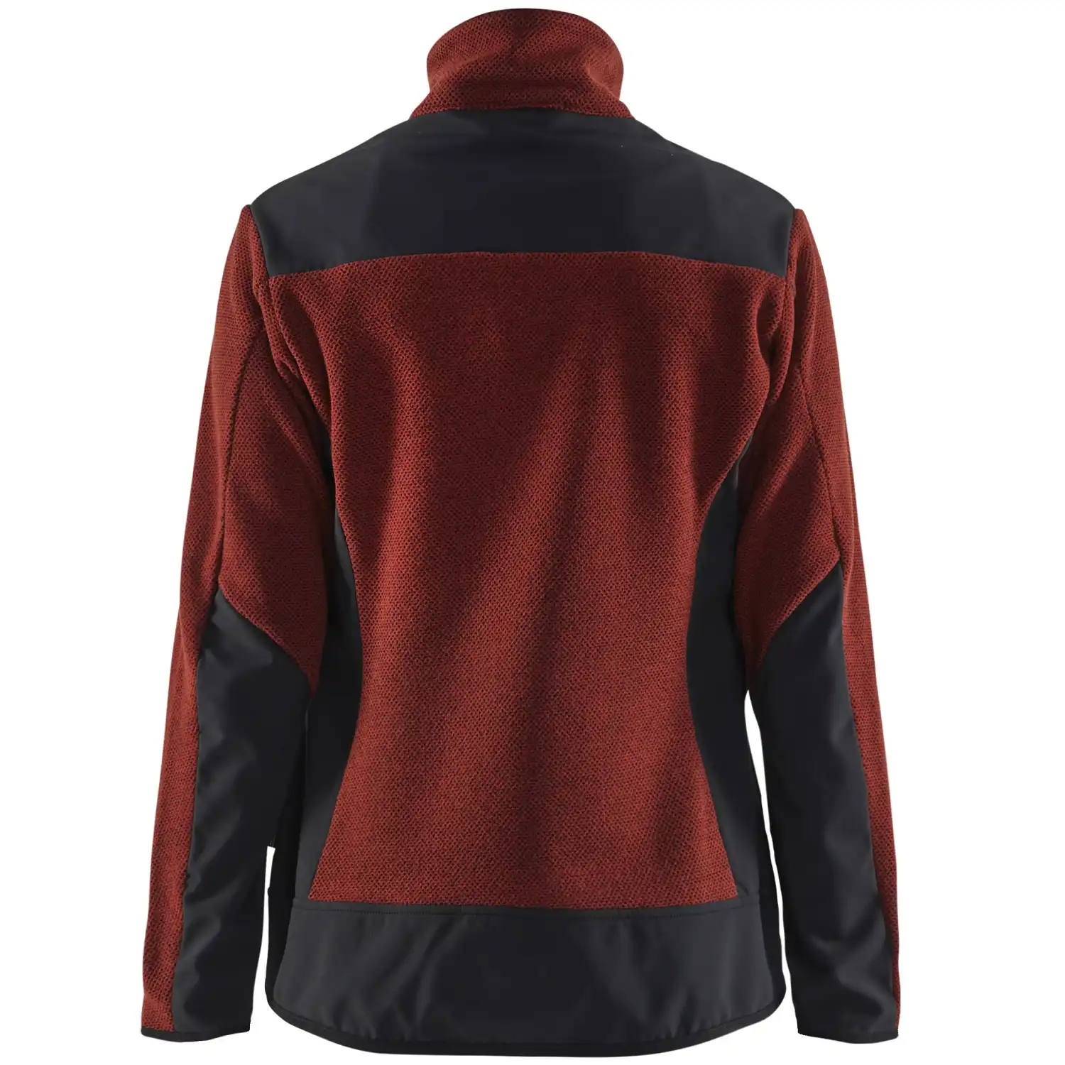 Damen Strickjacke "5943" in rostrot/schwarz, L - Thumbnail 2