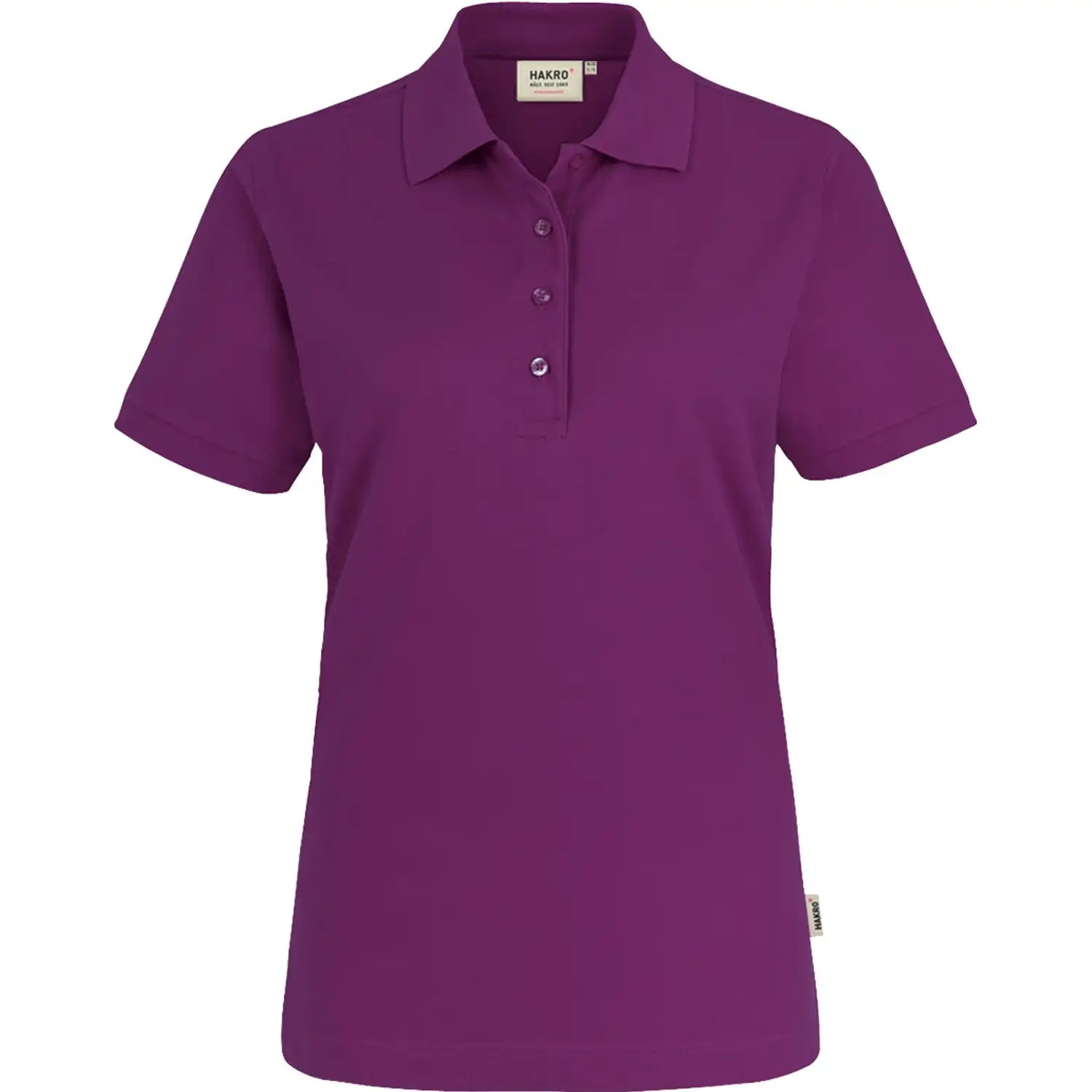 Damen Polo-Shirt "PERFORMANCE" 216 in aubergine, L - Bild 1