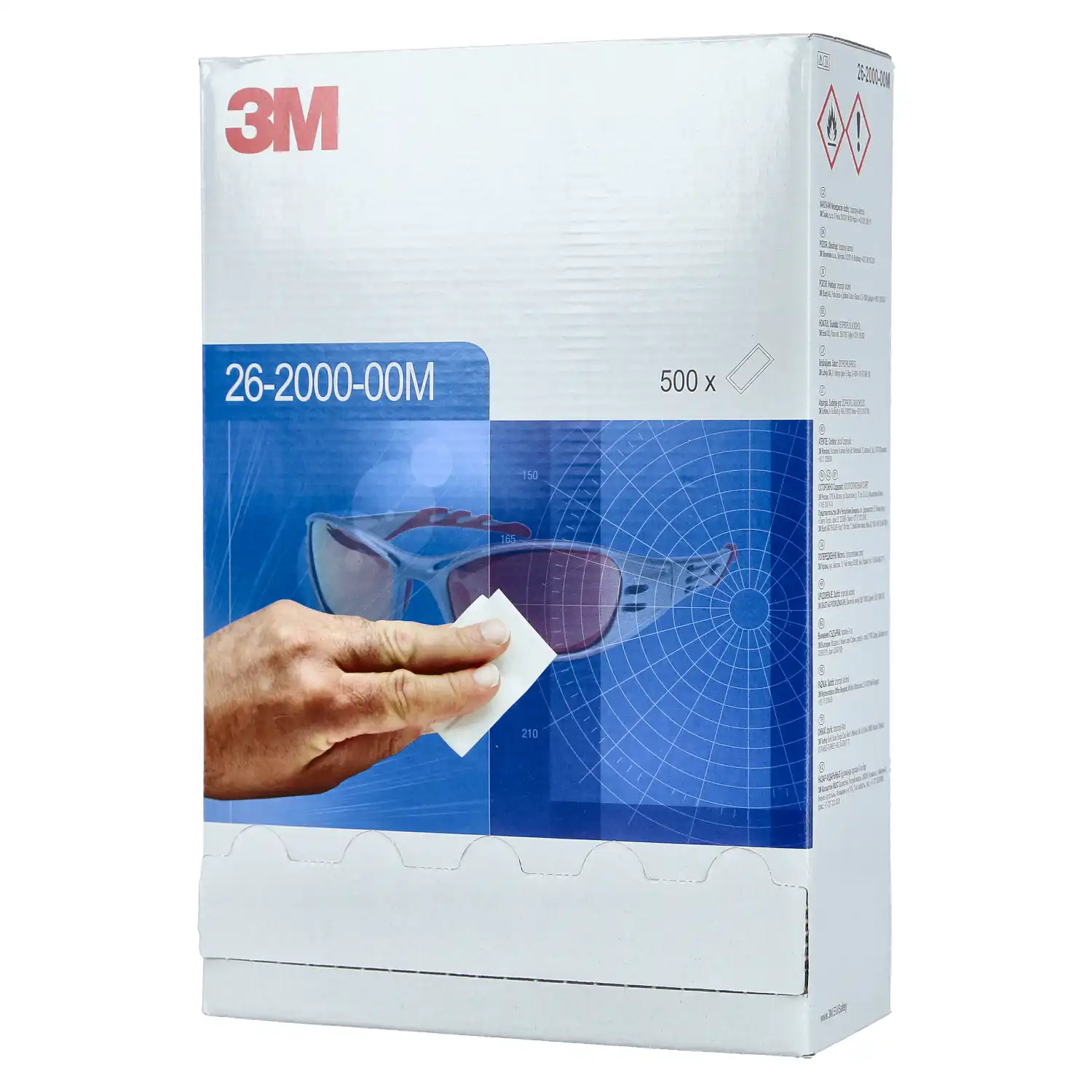 Brillen-Reinigungstüchern in Spenderbox | 500 Stück - Bild 1