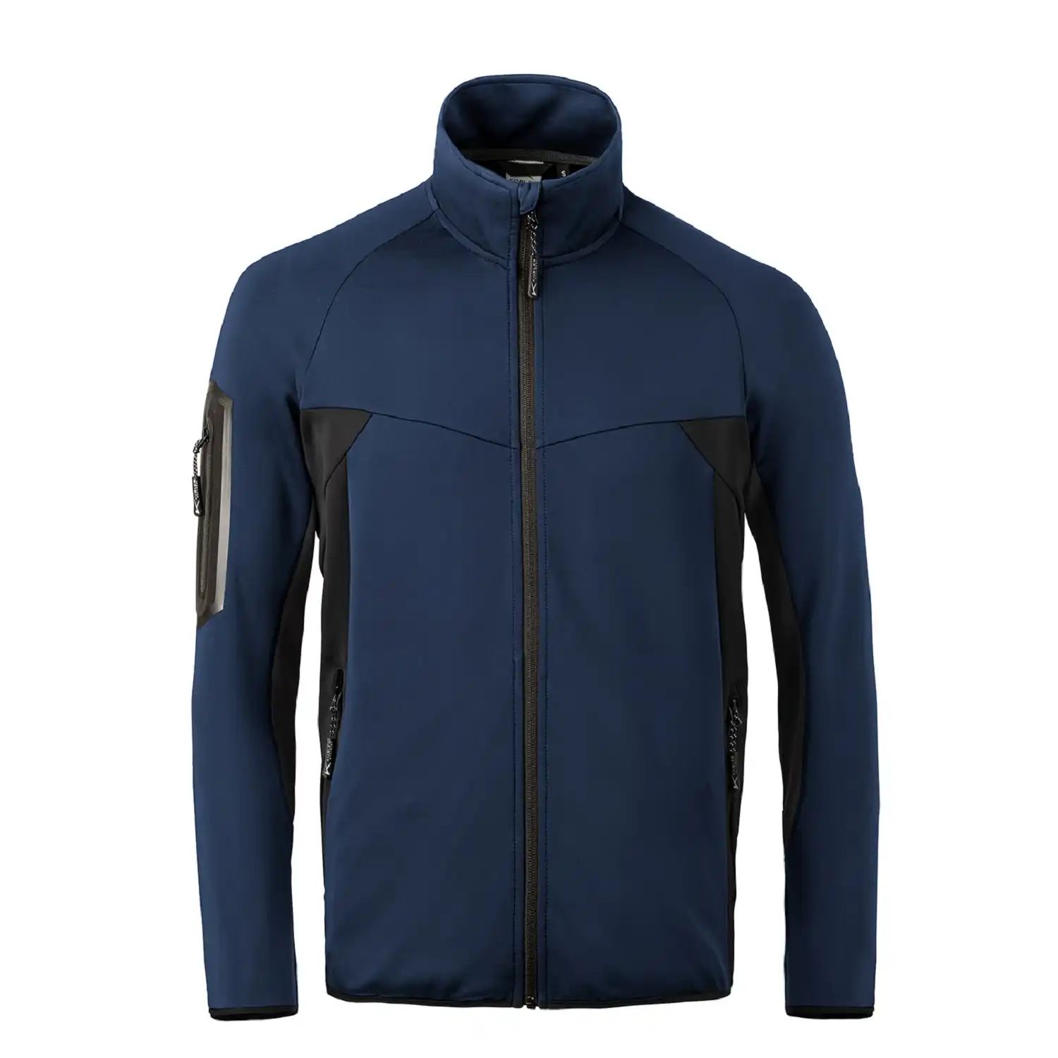 Stretch Bundjacke "ATHLETIQ" in dunkelblau/schwarz, XL - Thumbnail 1