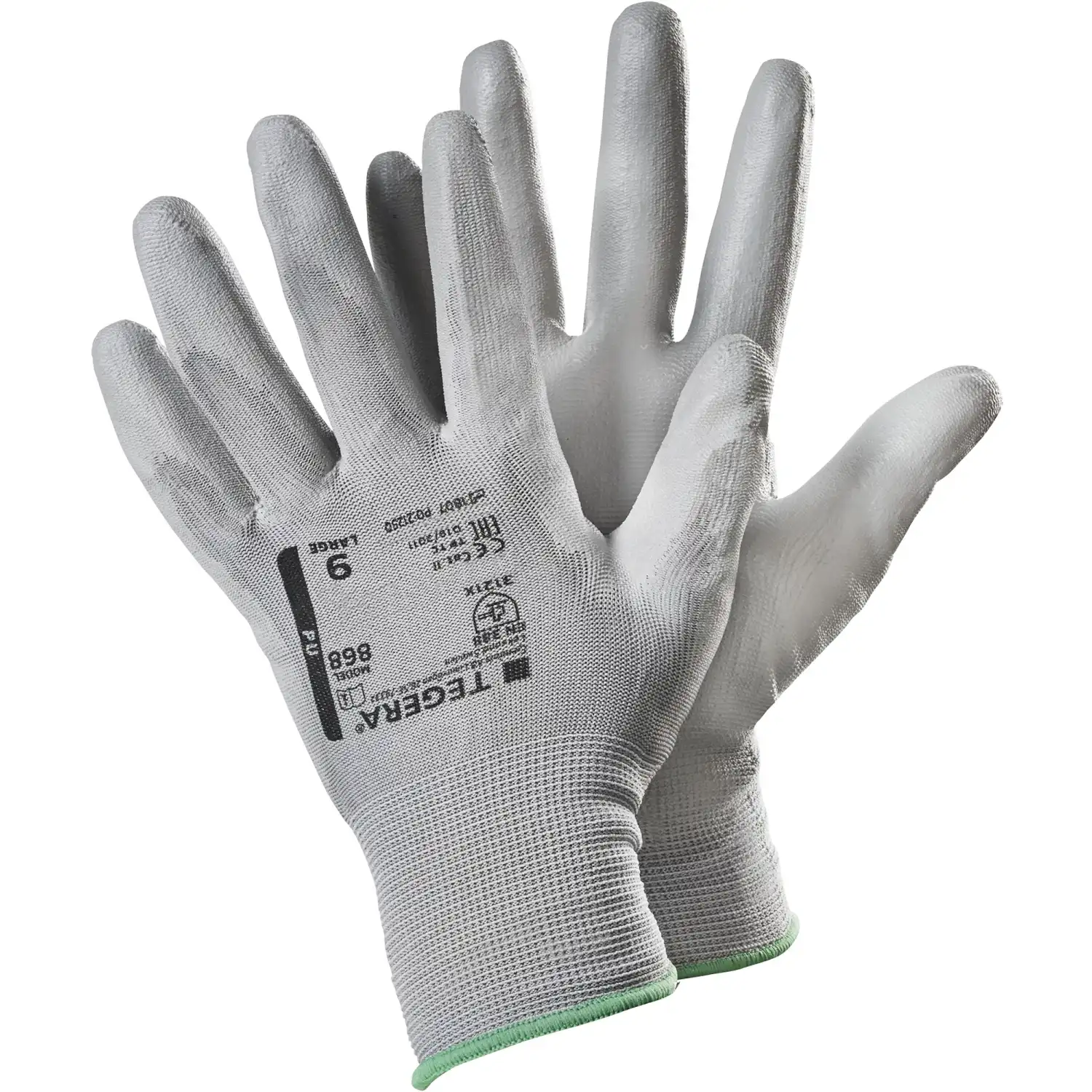 PU-Handschuhe 868 Grau | 6 Paar pro VPE in 6 (XS) - Bild 1