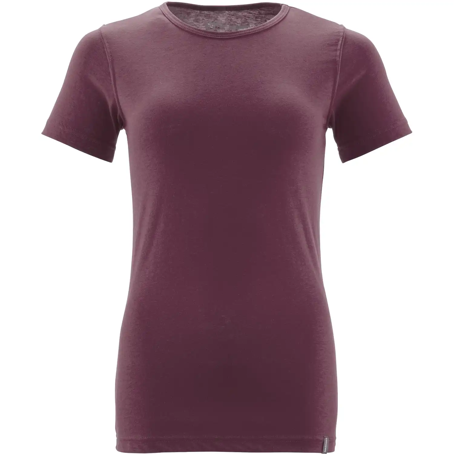 Damen Bio T-Shirt "20492" Crossover in bordeaux, L - Thumbnail 1