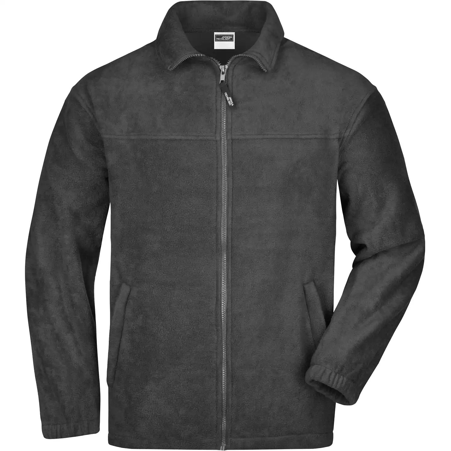 Fleecejacke "JN044" in dunkelgrau, 4XL - Bild 1