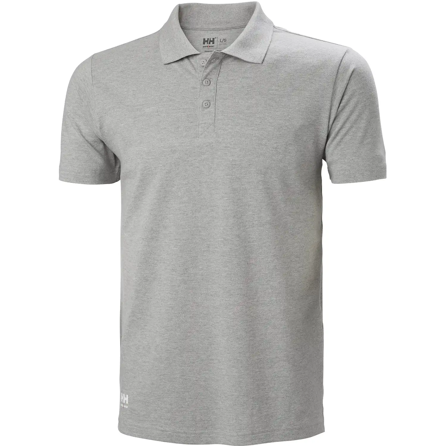 Polo-Shirt "MANCHESTER" in grau-melange, XXL - Thumbnail 1