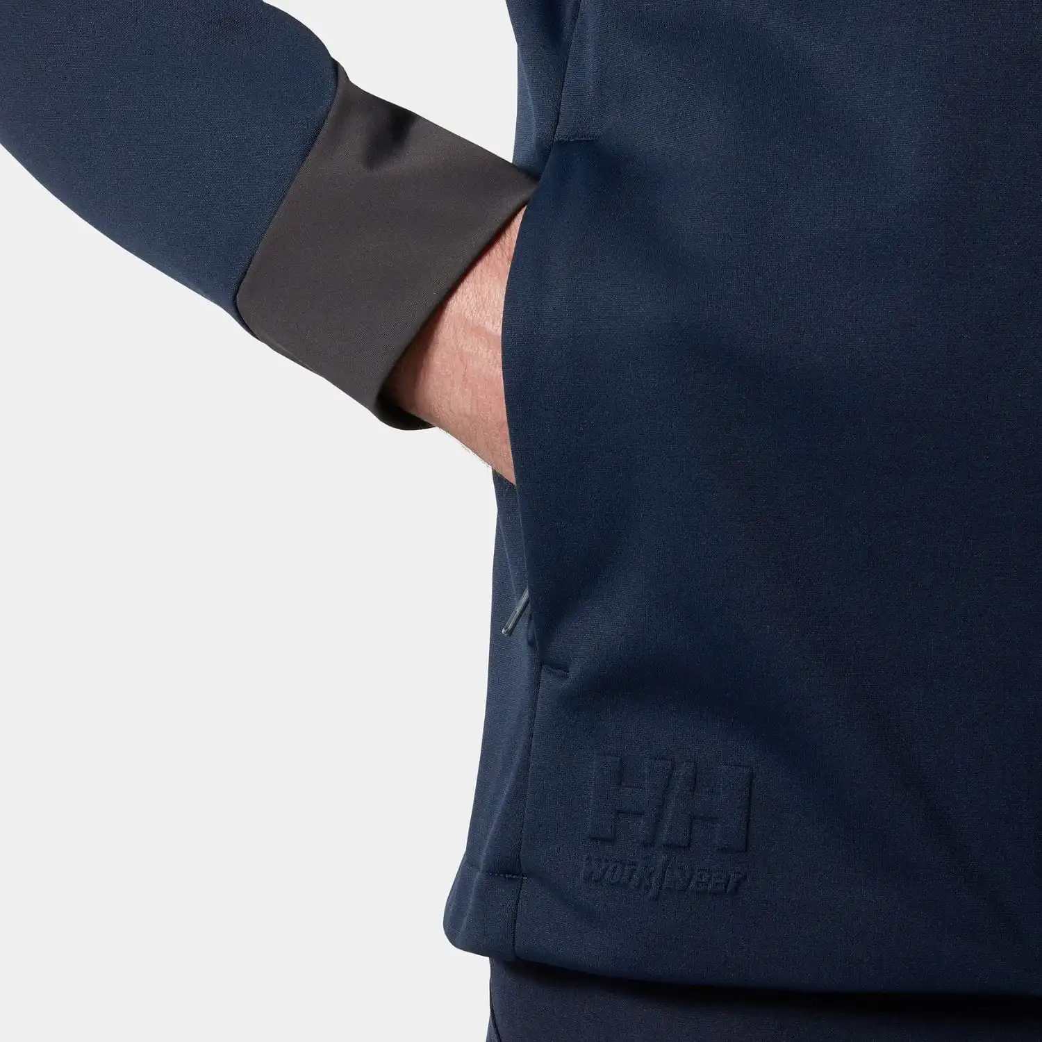 Kapuzen Funktionsjacke "TECH HOODED MIDLAYER" in marine, XXL - Thumbnail 7