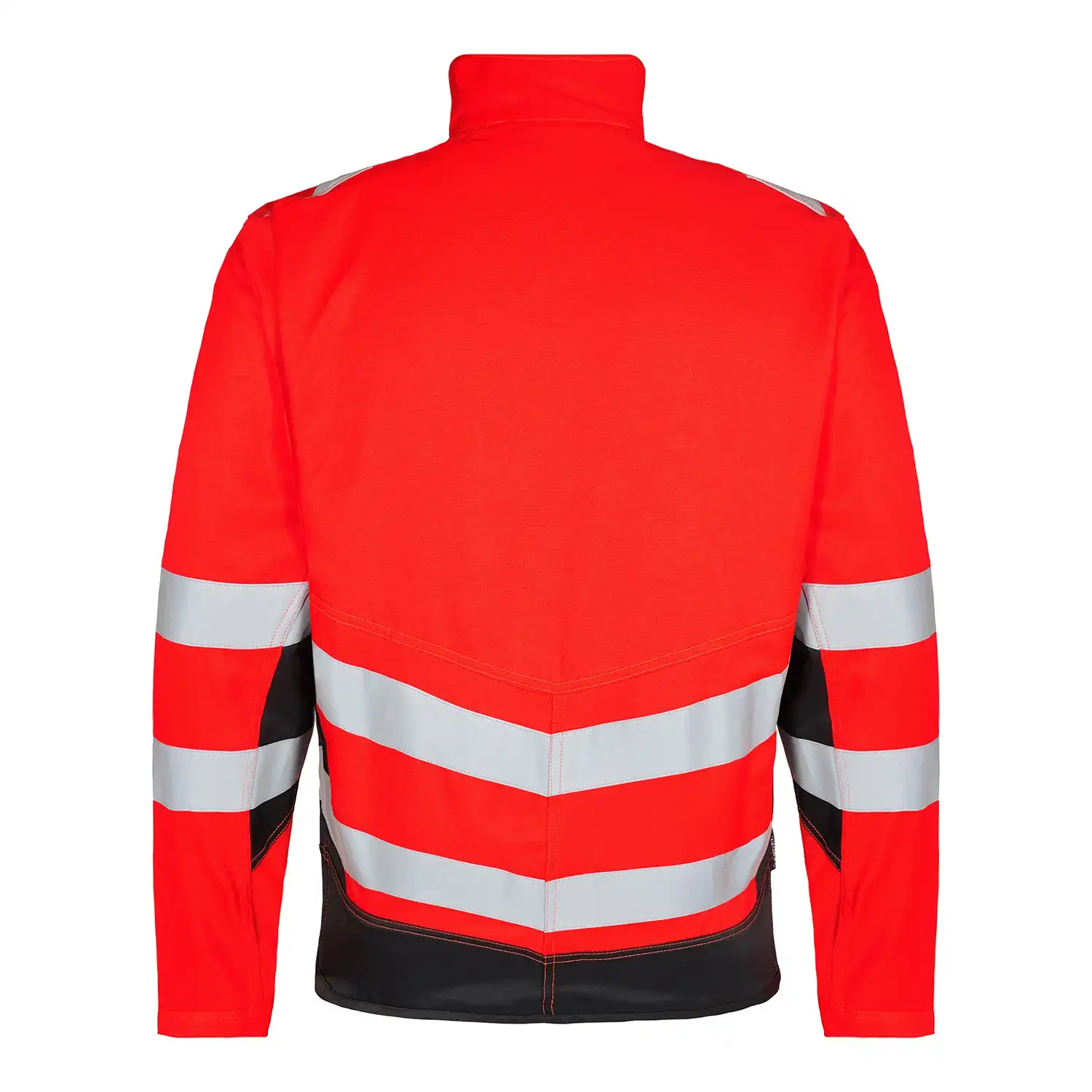 Warnschutz Bundjacke "1545-319" Safety leicht in rot/schwarz, XL - Thumbnail 2