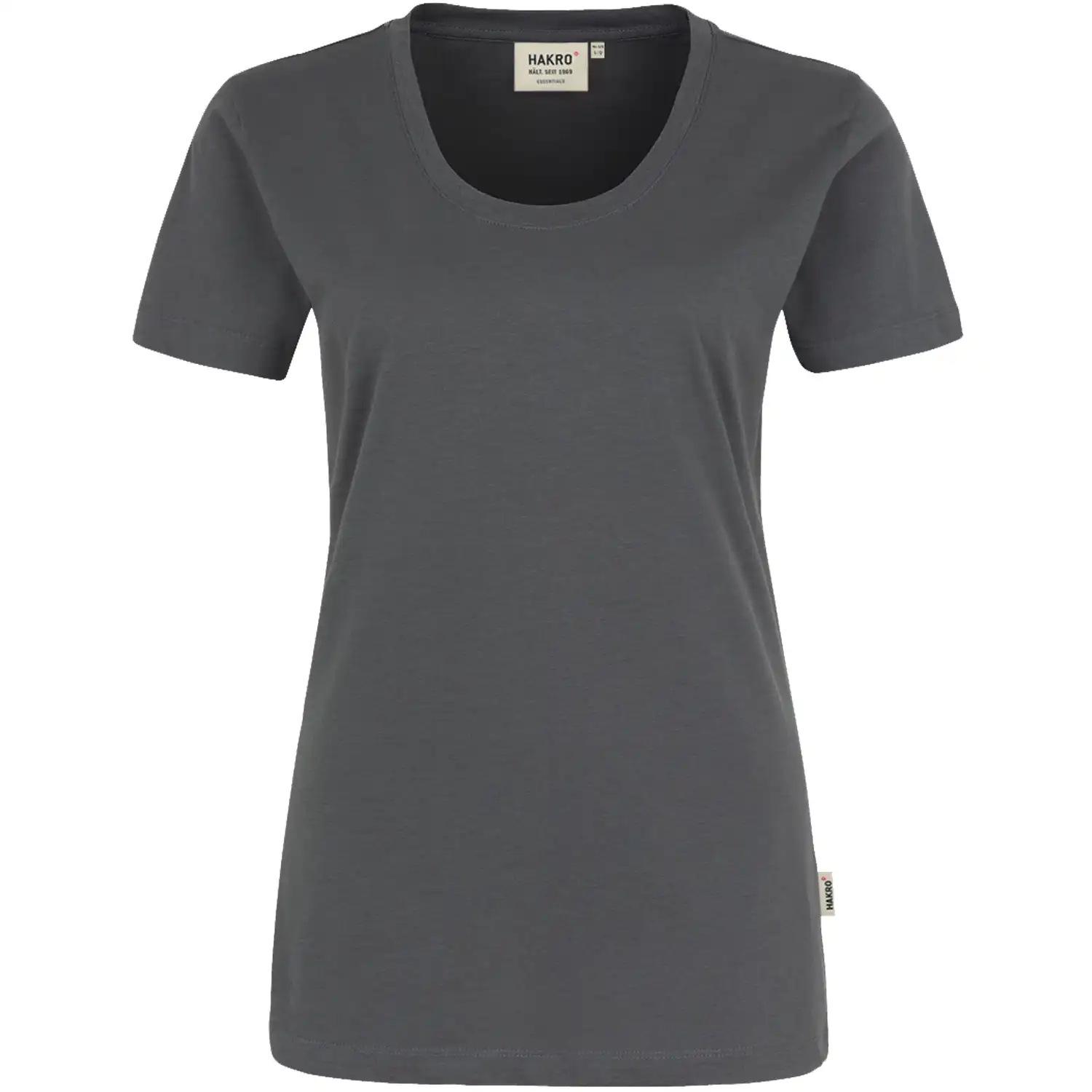 Women-T-Shirt "Classic" 127 in graphite, M - Thumbnail 1