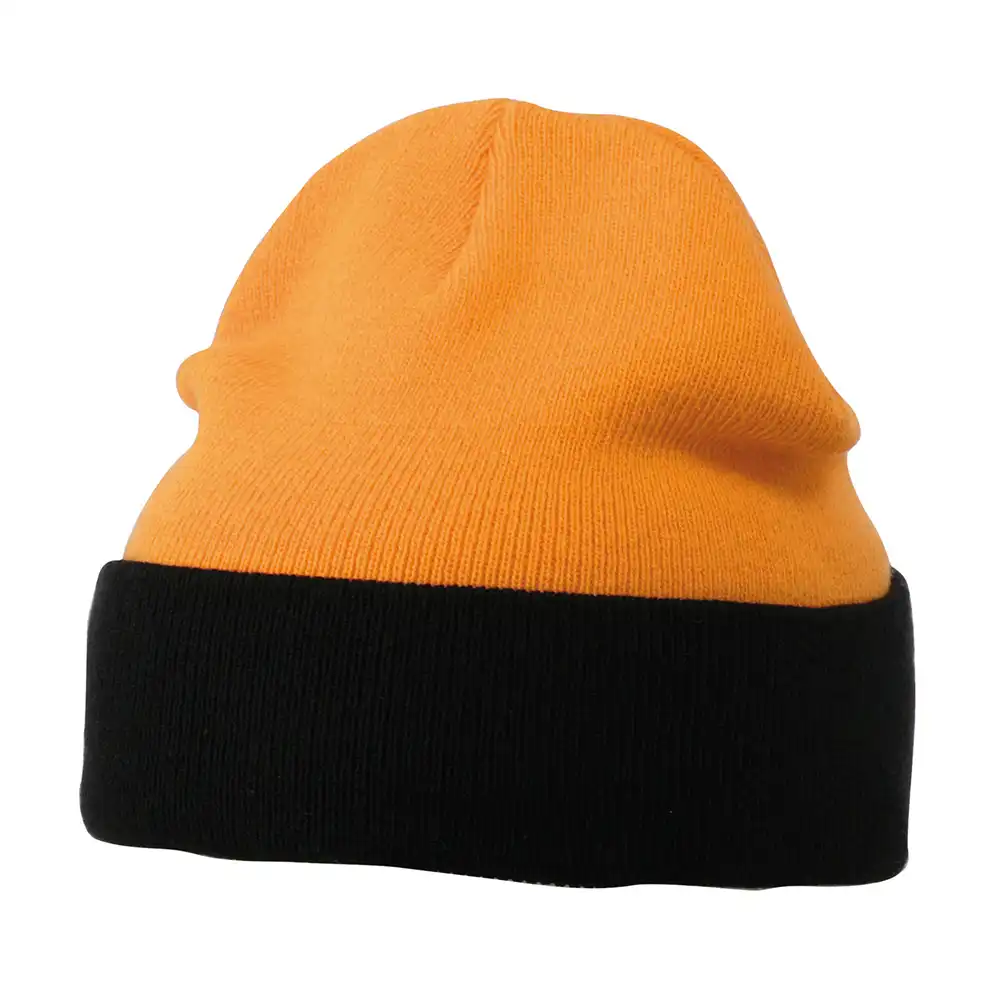 Strickmütze "MB7550" in 259 orange/schwarz - Bild 1