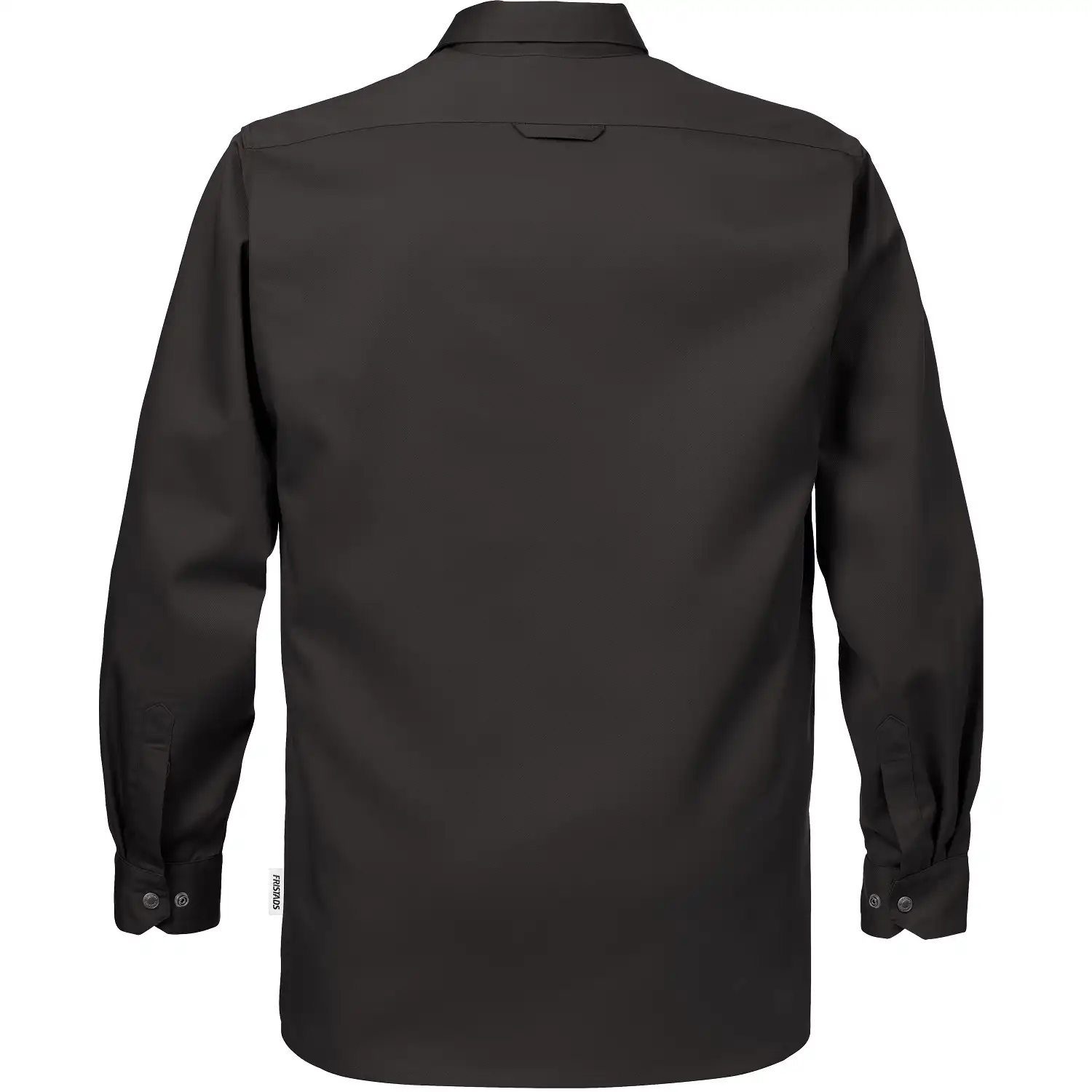 Arbeitshemd langarm "720 BKS" 100% Baumwolle in schwarz, L - Thumbnail 2