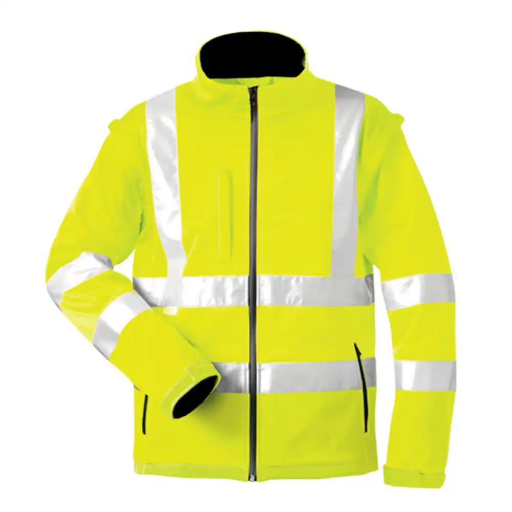 Warnschutz-Softshelljacke "LOGAN" in 3XL - Thumbnail 1