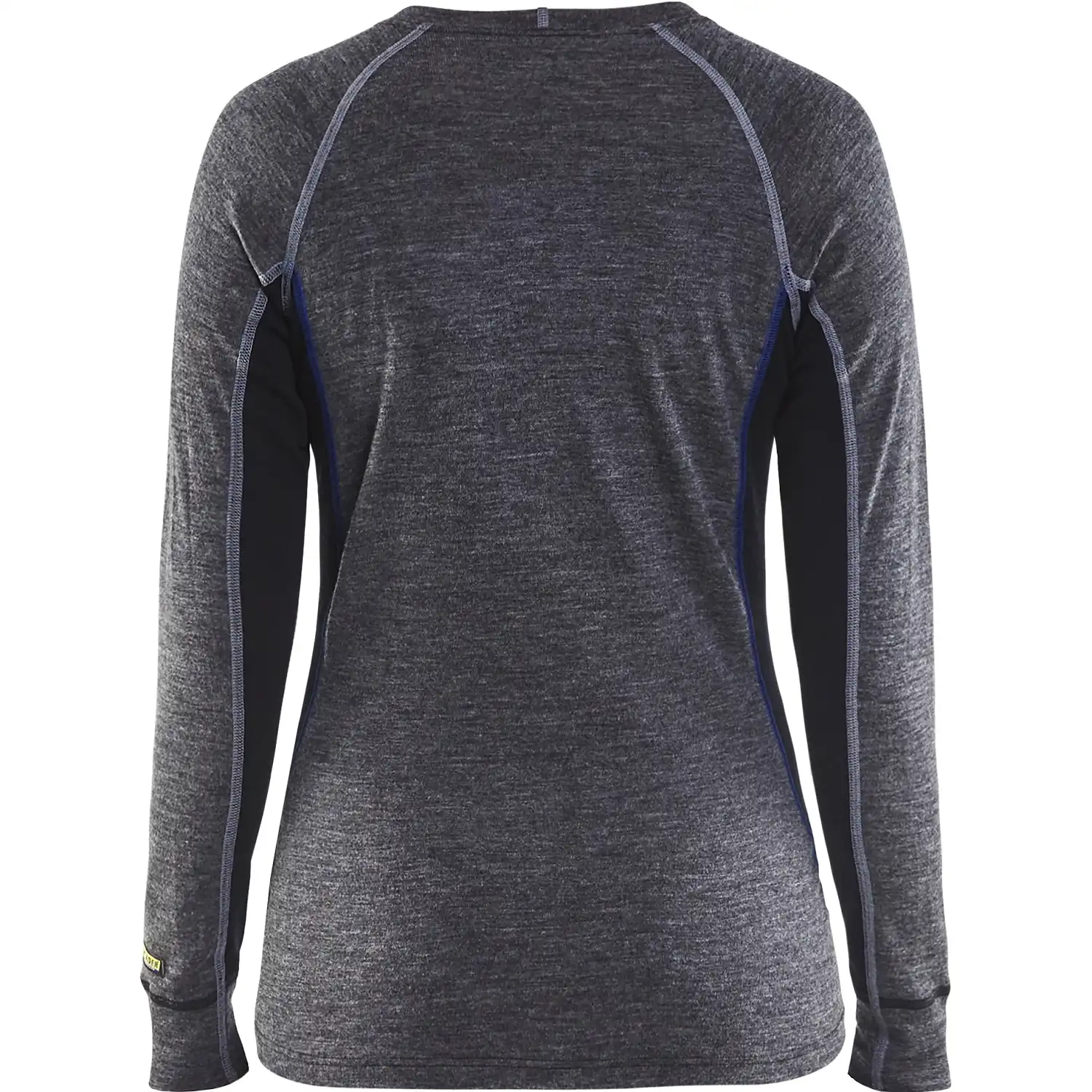 Damen Merino-Unterhemd lang "7200" WARM grau in XL - Thumbnail 2